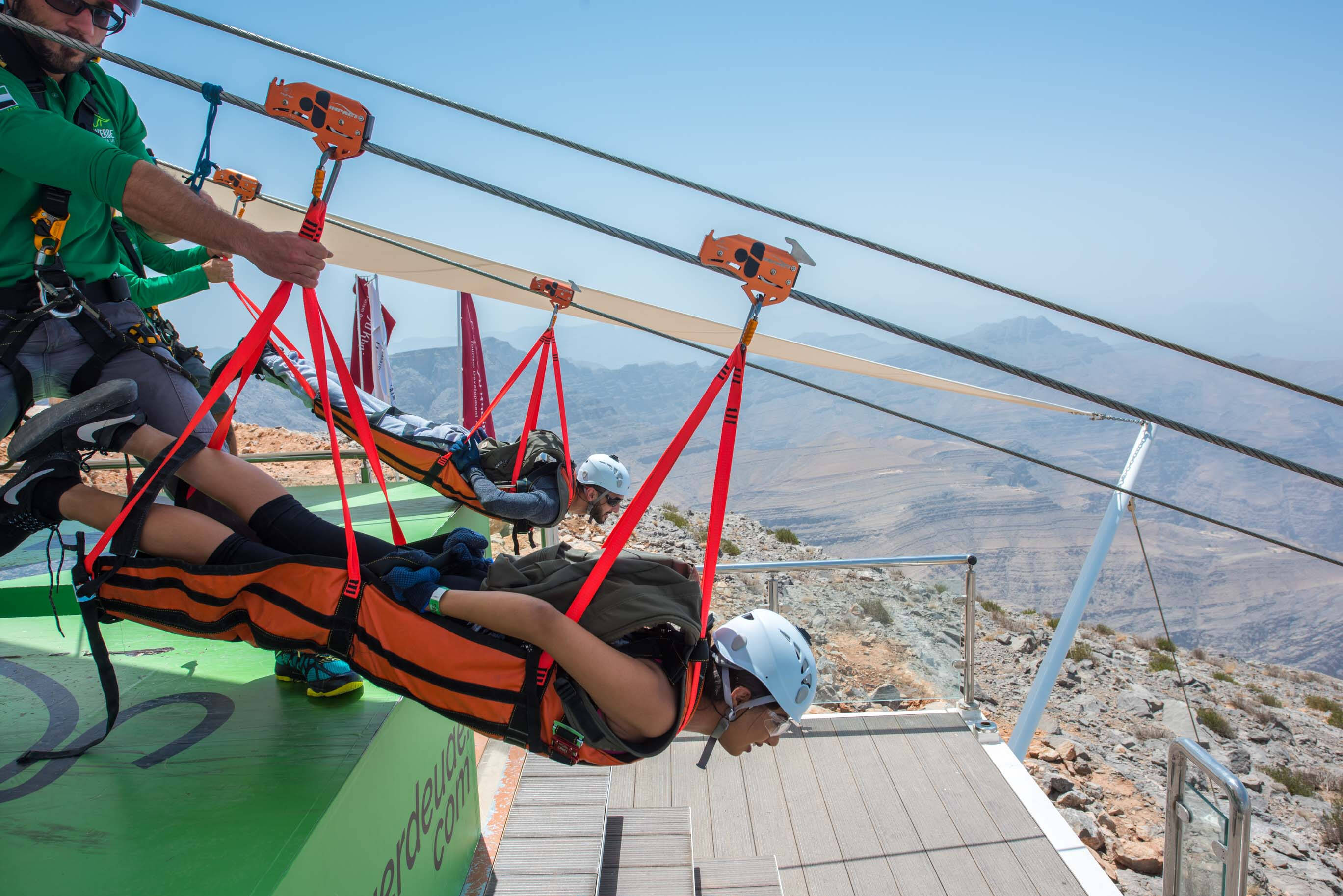 Emiraten Ras Al Khaimah Jebel Jais Zipline