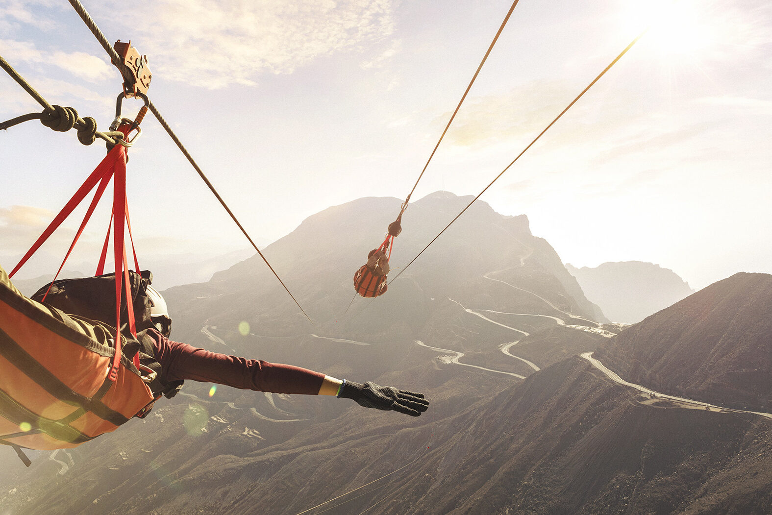 Emiraten Ras Al Khaimah Jebel Jais Zipline