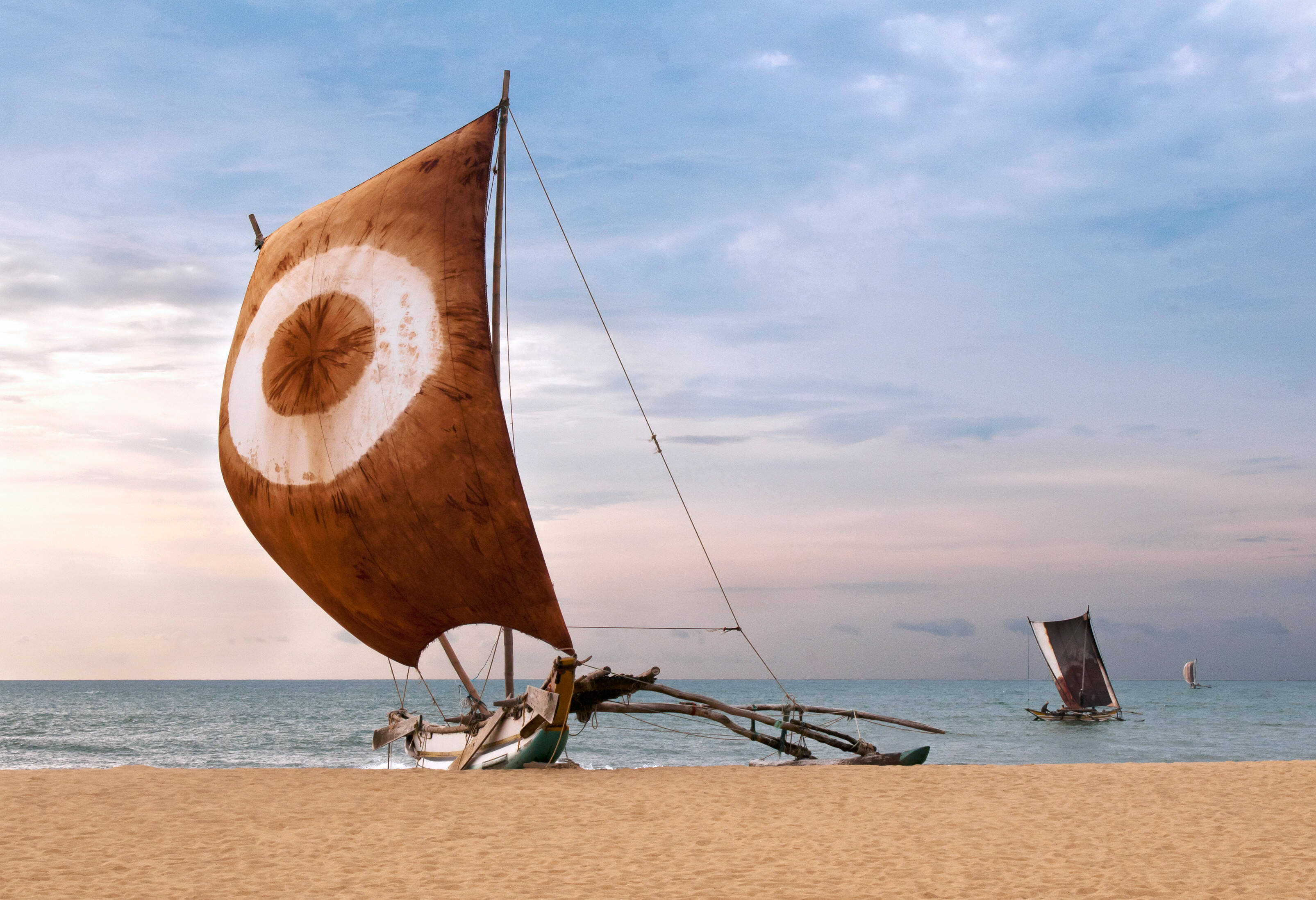 Sri Lanka Negombo Vissersboot