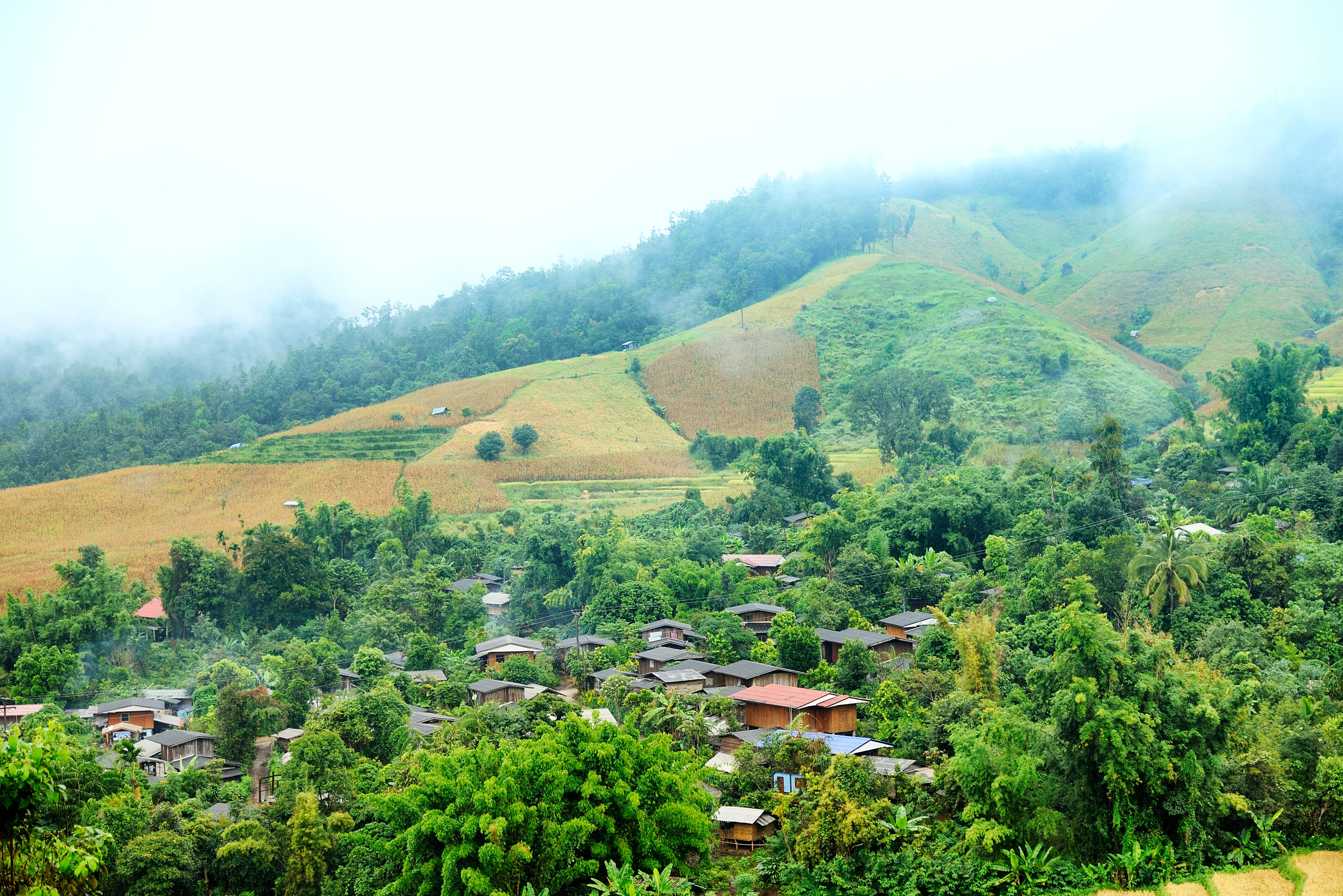 Lokaal dorpje nabij Chiang Mai