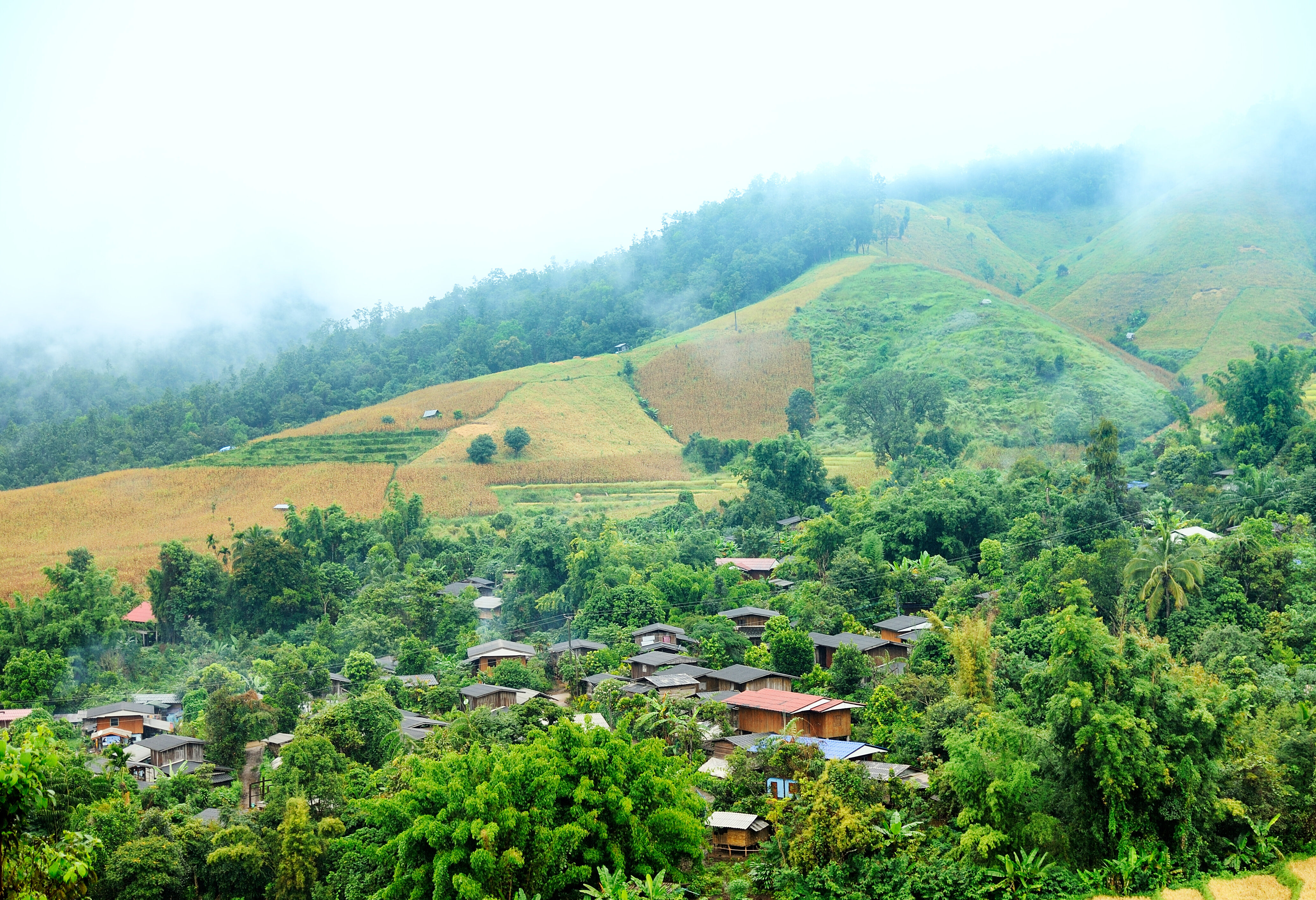 Lokaal dorpje nabij Chiang Mai