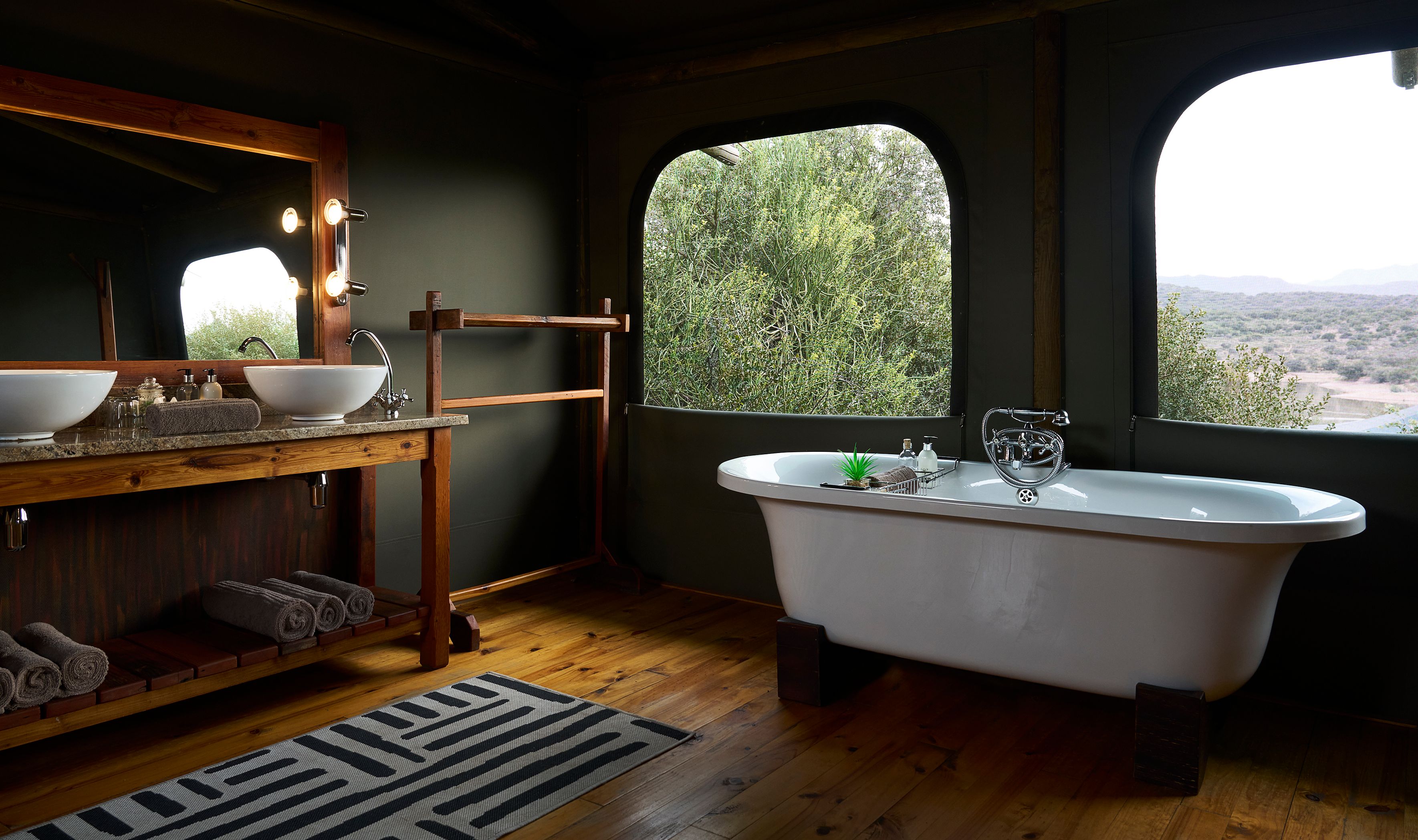 Zuid-Afrika Oudtshoorn Klein Karoo Buffelsdrift Game Lodge Luxe Family Tent