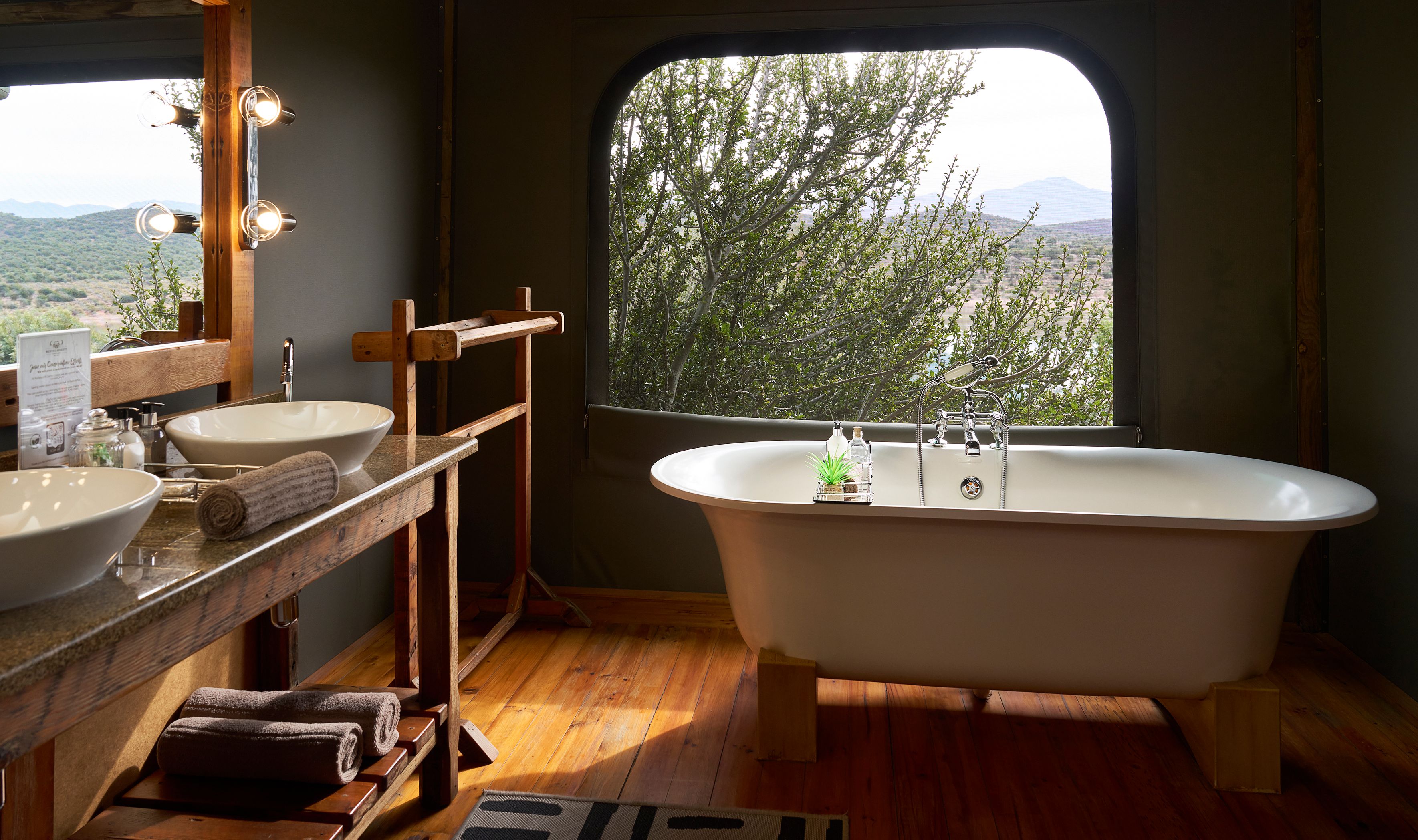 Zuid-Afrika Oudtshoorn Klein Karoo Buffelsdrift Game Lodge Luxe Horizon Tent