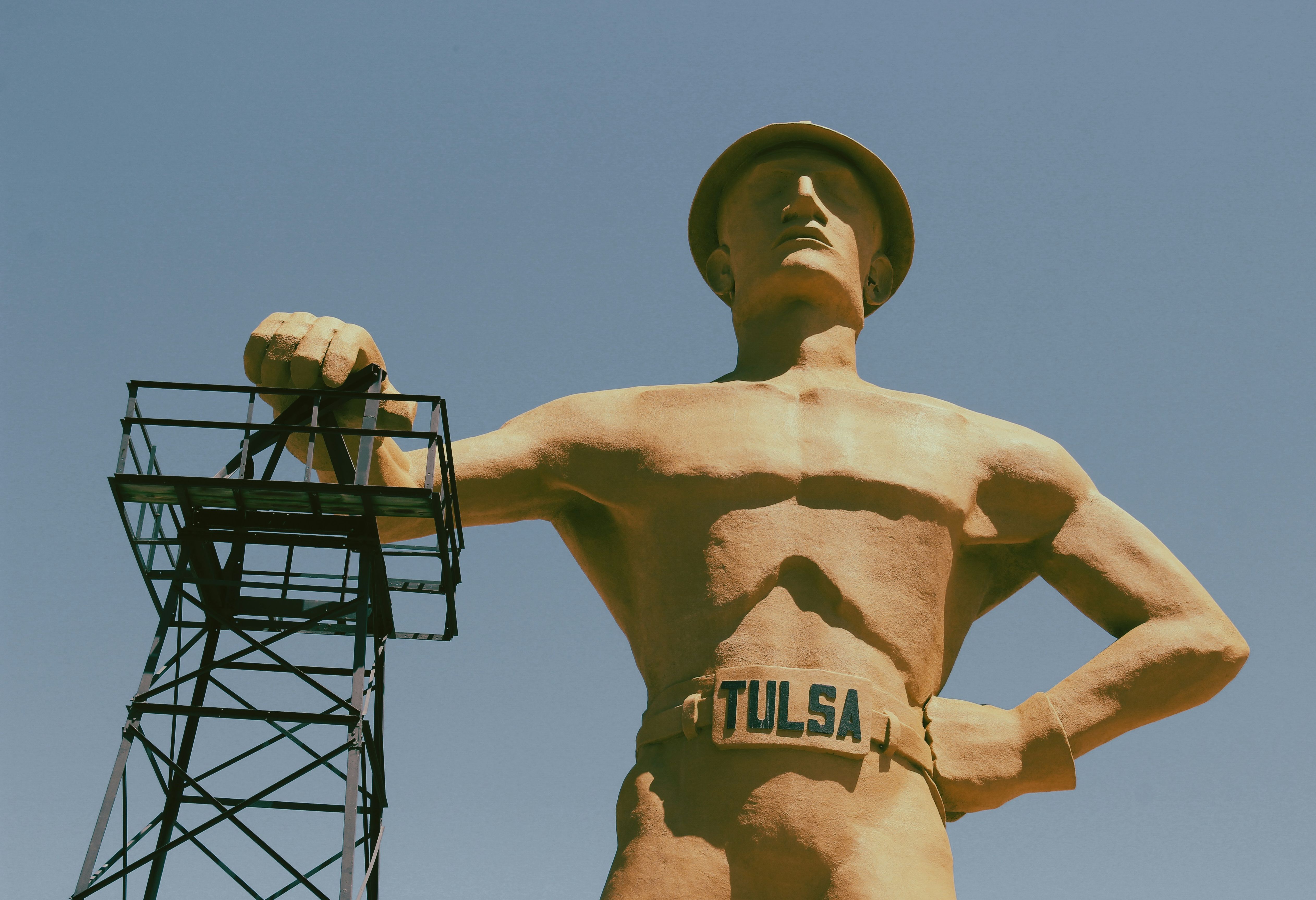 Amerika Tulsa Route 66 Beeld