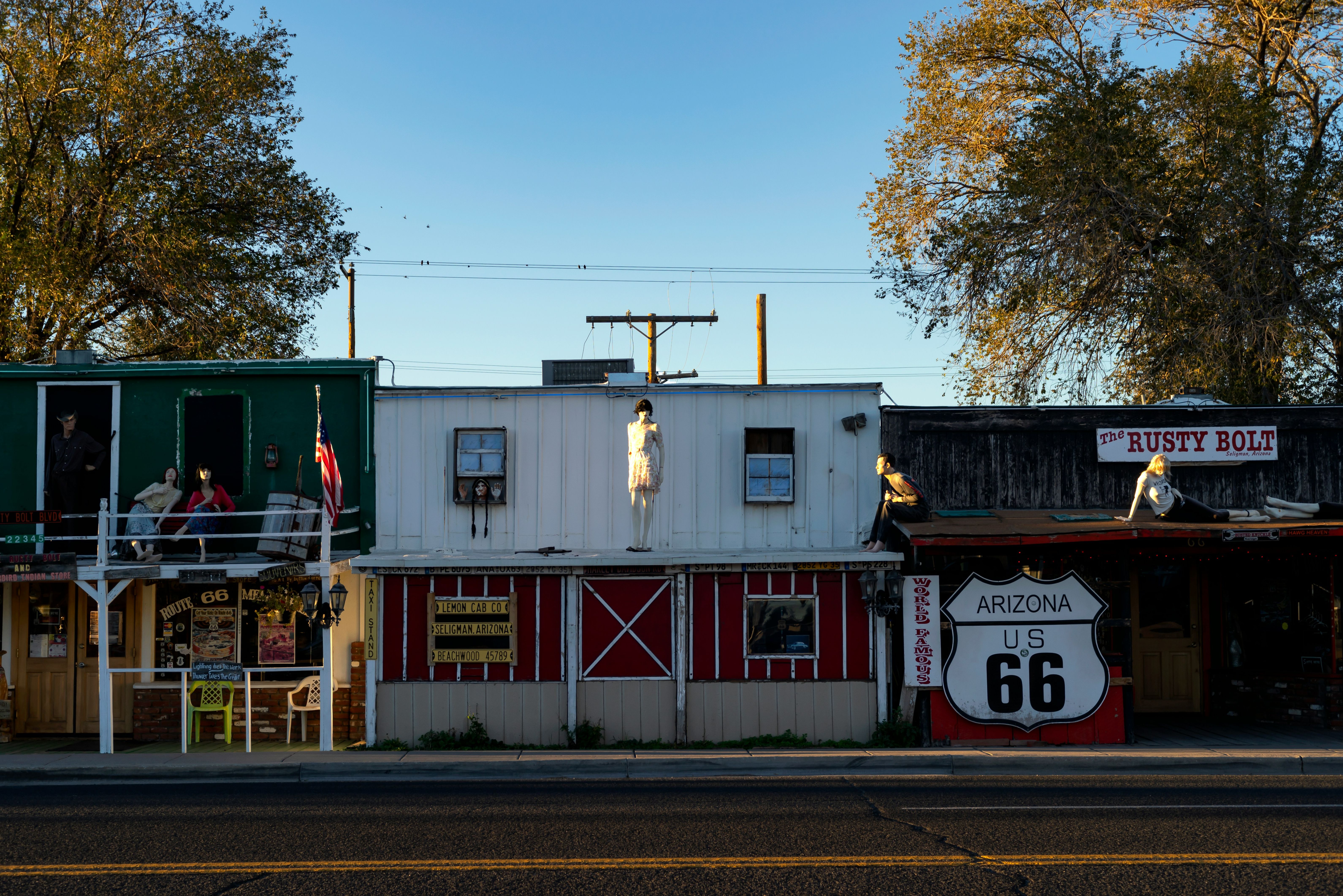 Amerika Arizona Seligman Route 66