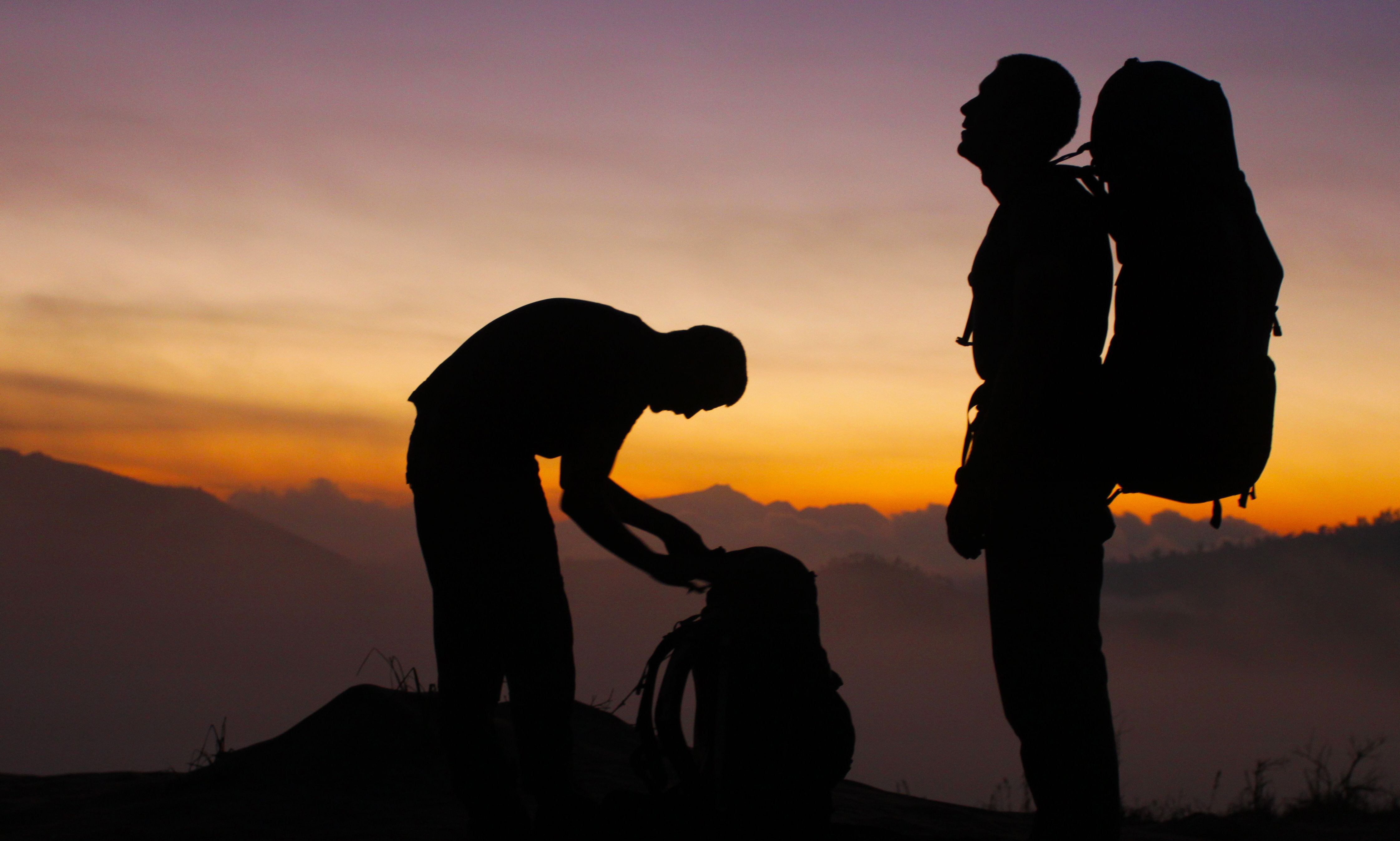 Indonesie-Java-Bromo-vulkaan-wandelaars