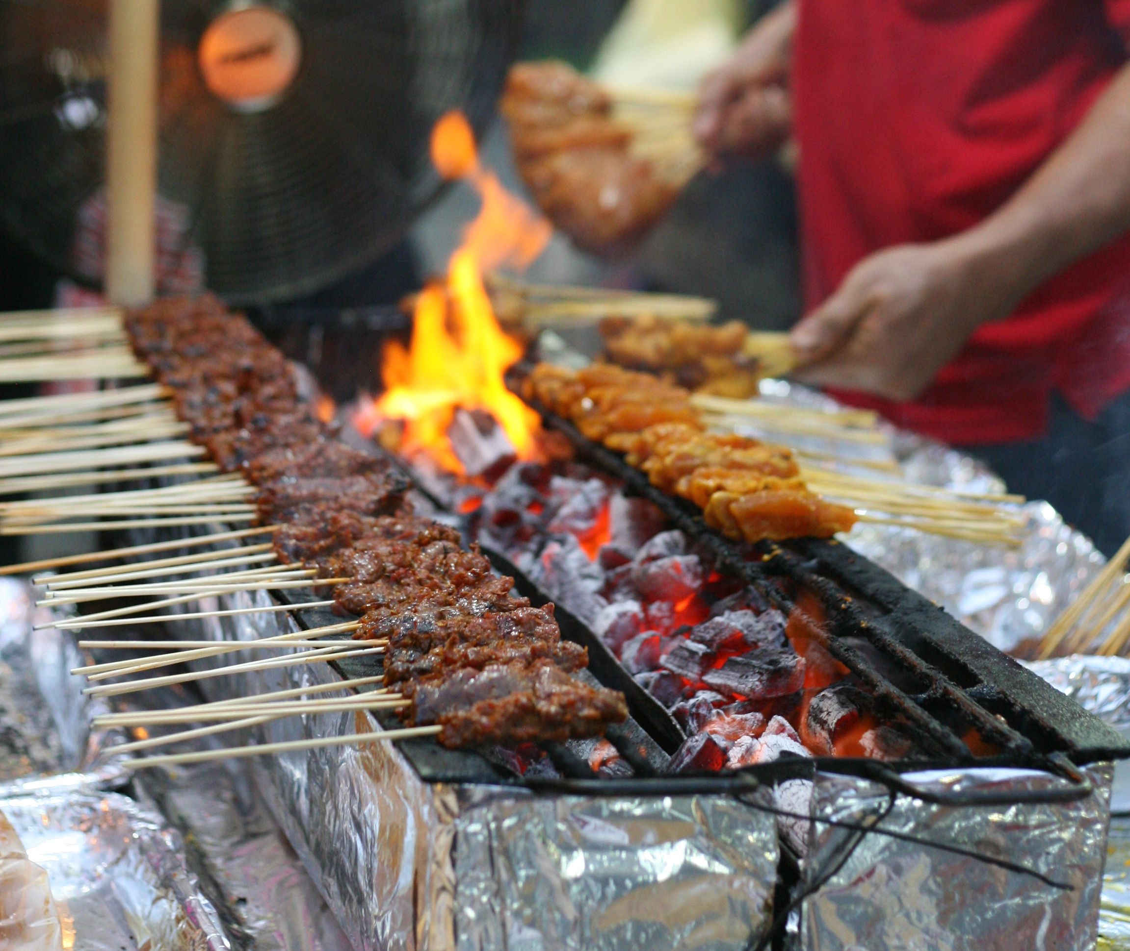 Singapore-lokaal-eten-in-Satay-Street