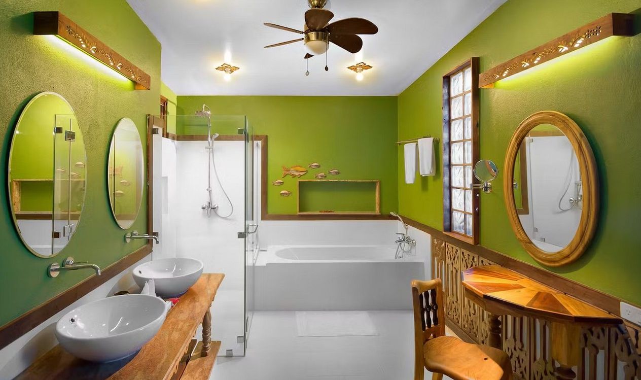 Badkamer van Bohol House Amarela