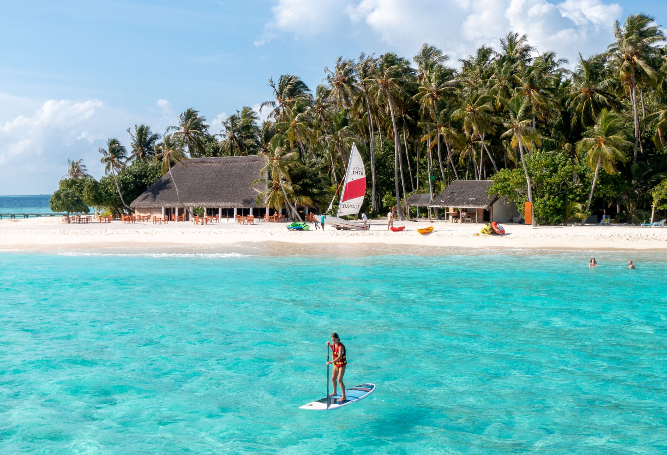 Malediven South Male Atol Fihalhohi Maldives Strand