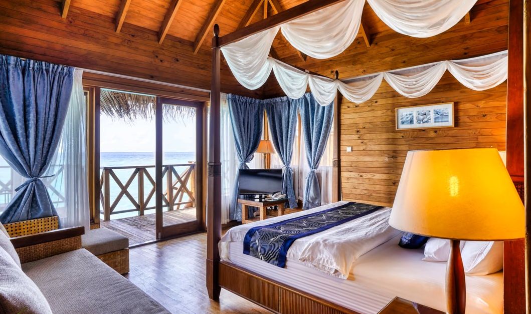 Malediven South Male Atol Fihalhohi Maldives Water Villa