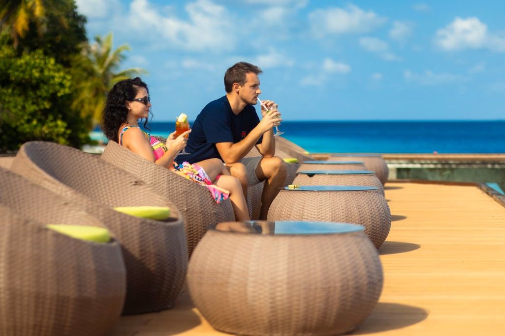 Malediven South Male Atol Fihalhohi Maldives Restaurant