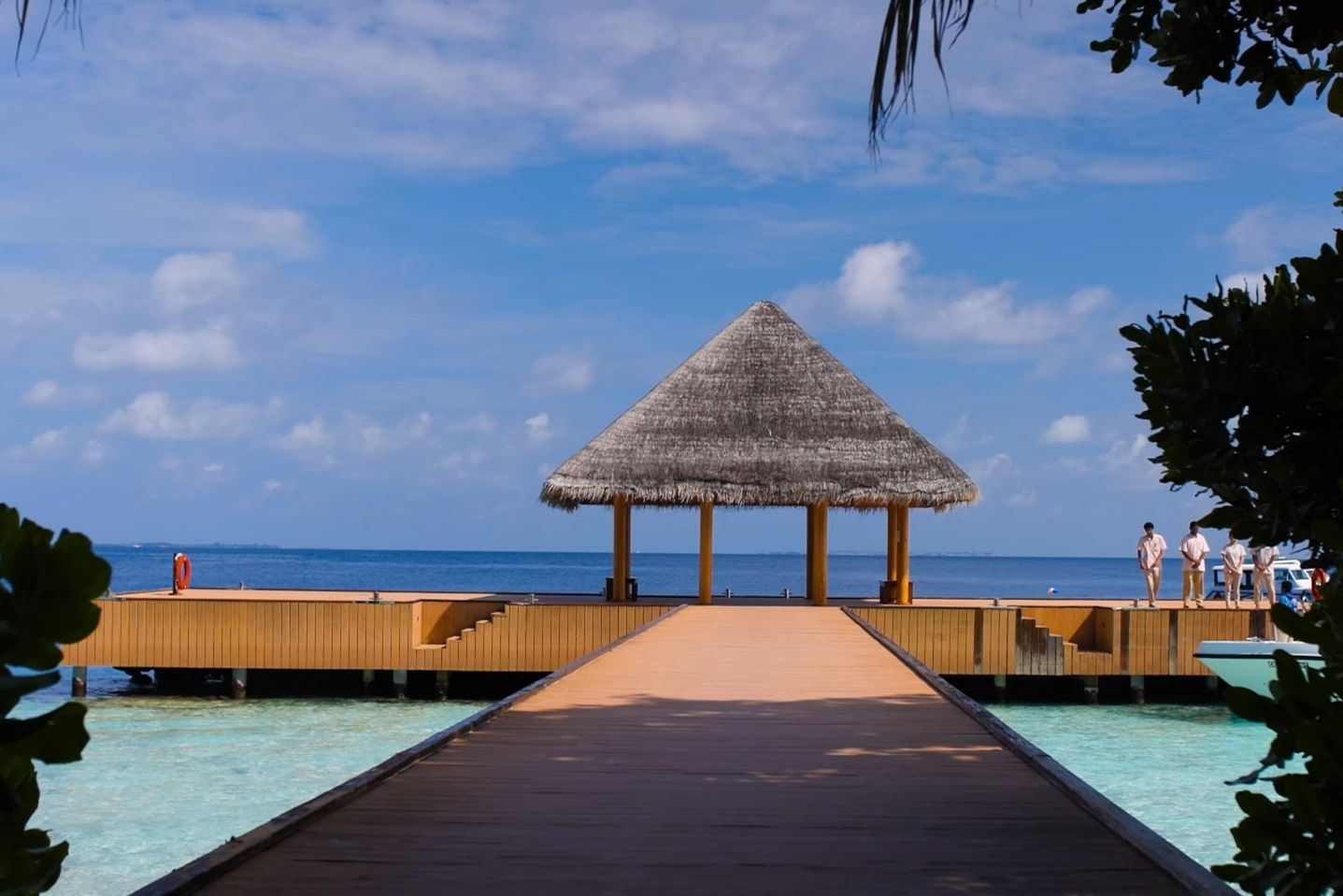 Malediven South Male Atol Fihalhohi Maldives Aankomst