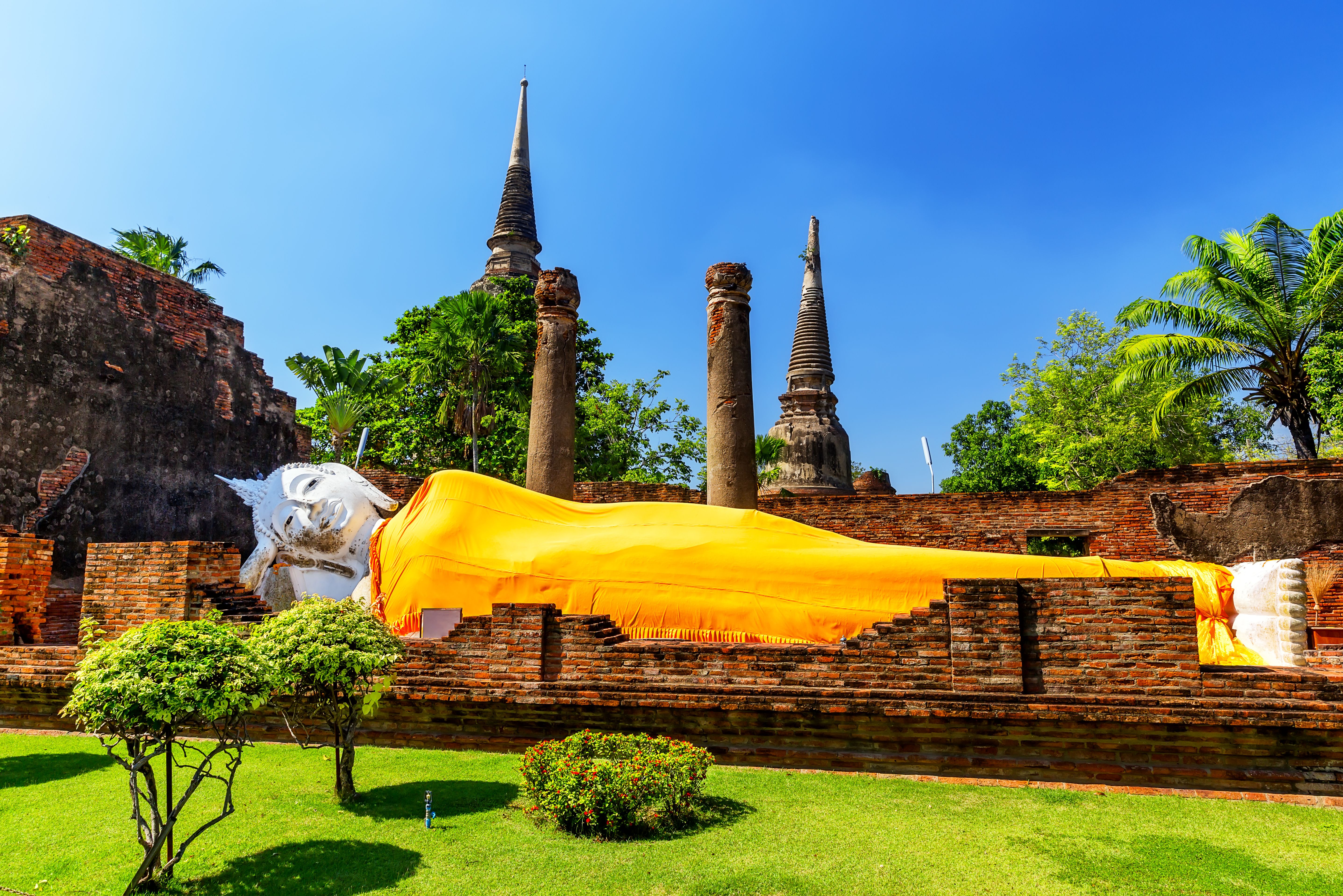Liggende Boeddha in Ayutthaya