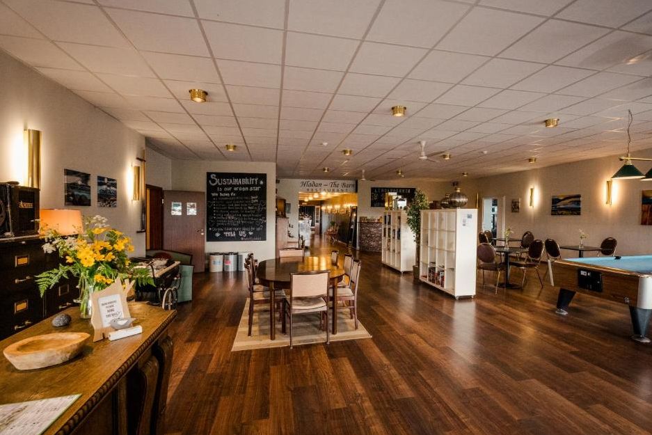 IJsland Hvolsvollur Hotel Fljoshild Entree Restaurant
