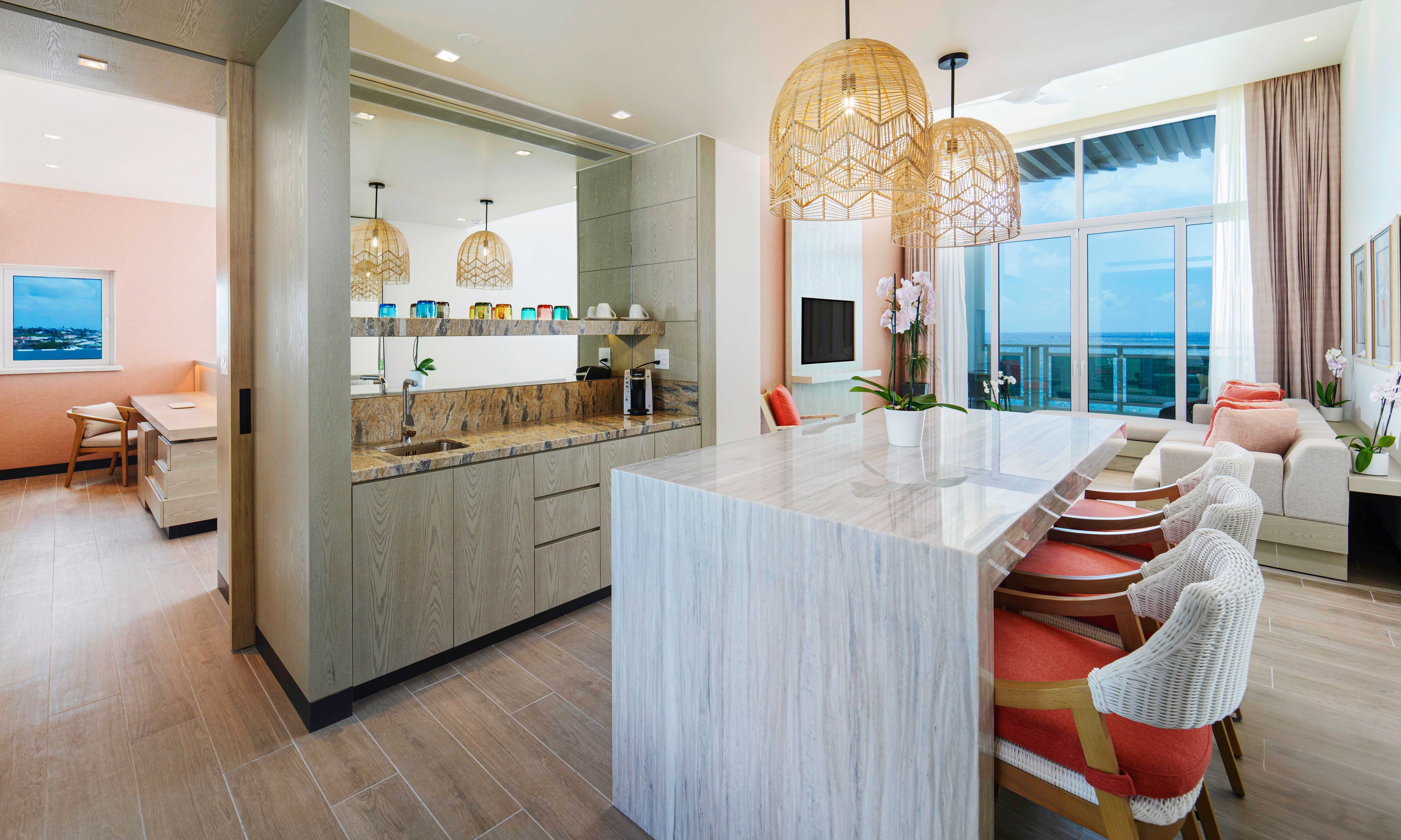 Barbados-Wyndham-Grand-Barbados-Terra-Suite-Wet-Bar