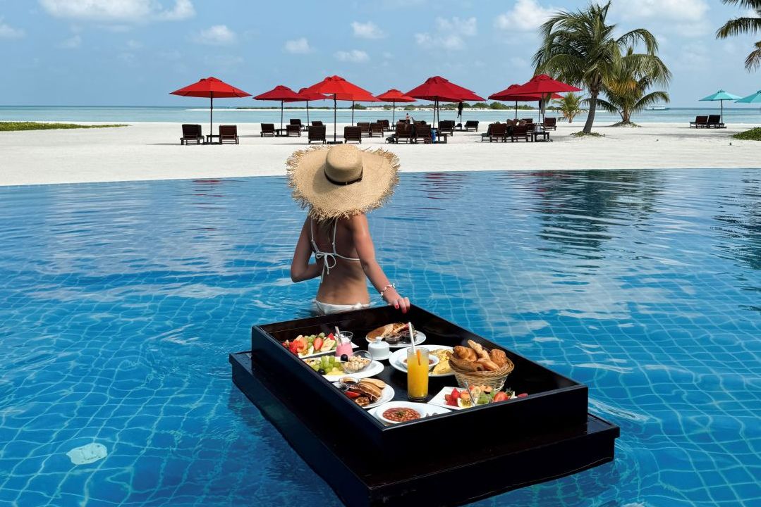 Malediven Meemu Atol Cinnamon Hakuraa Huraa Zwembad