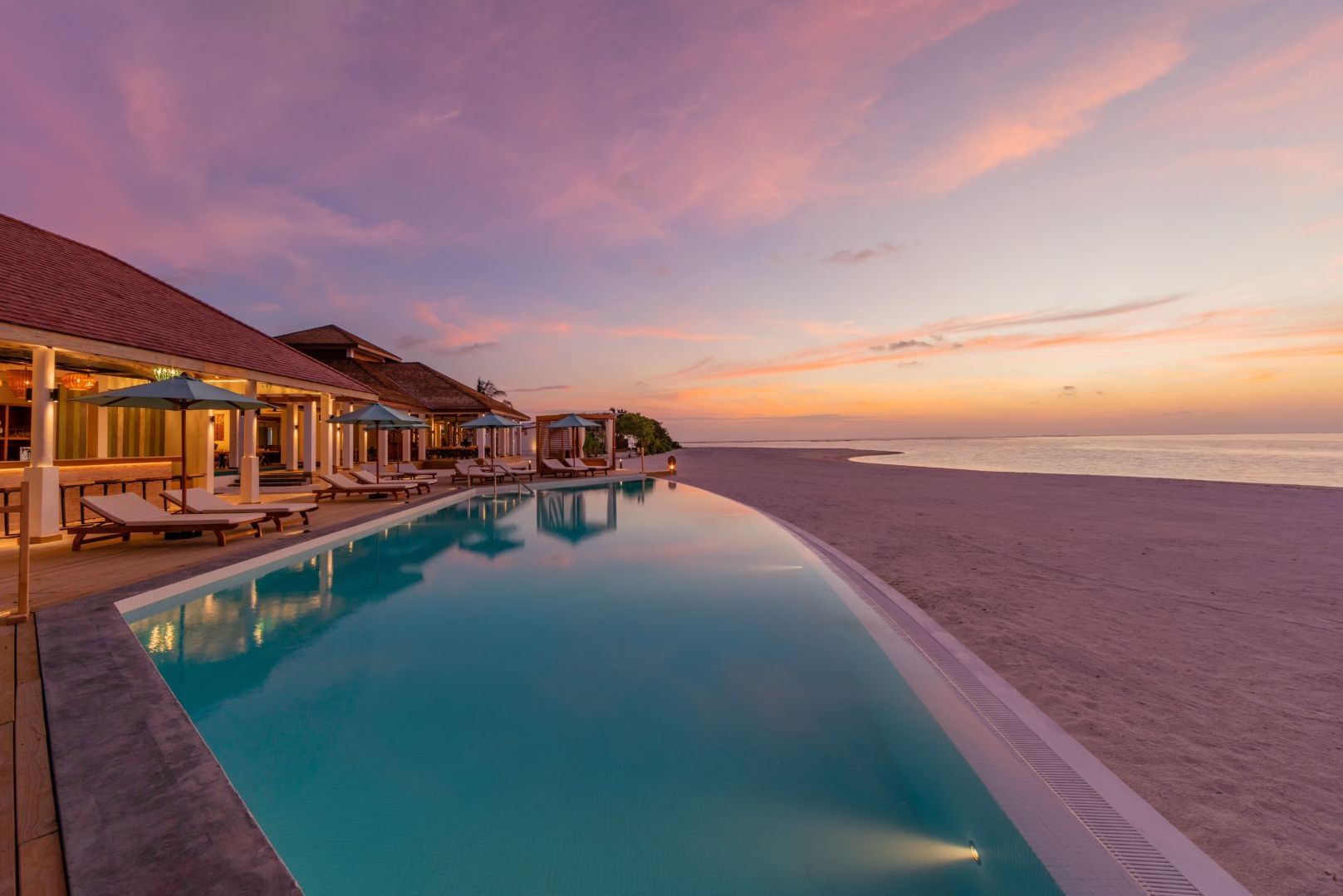 Malediven Meemu Atol Cinnamon Hakuraa Huraa Zwembad