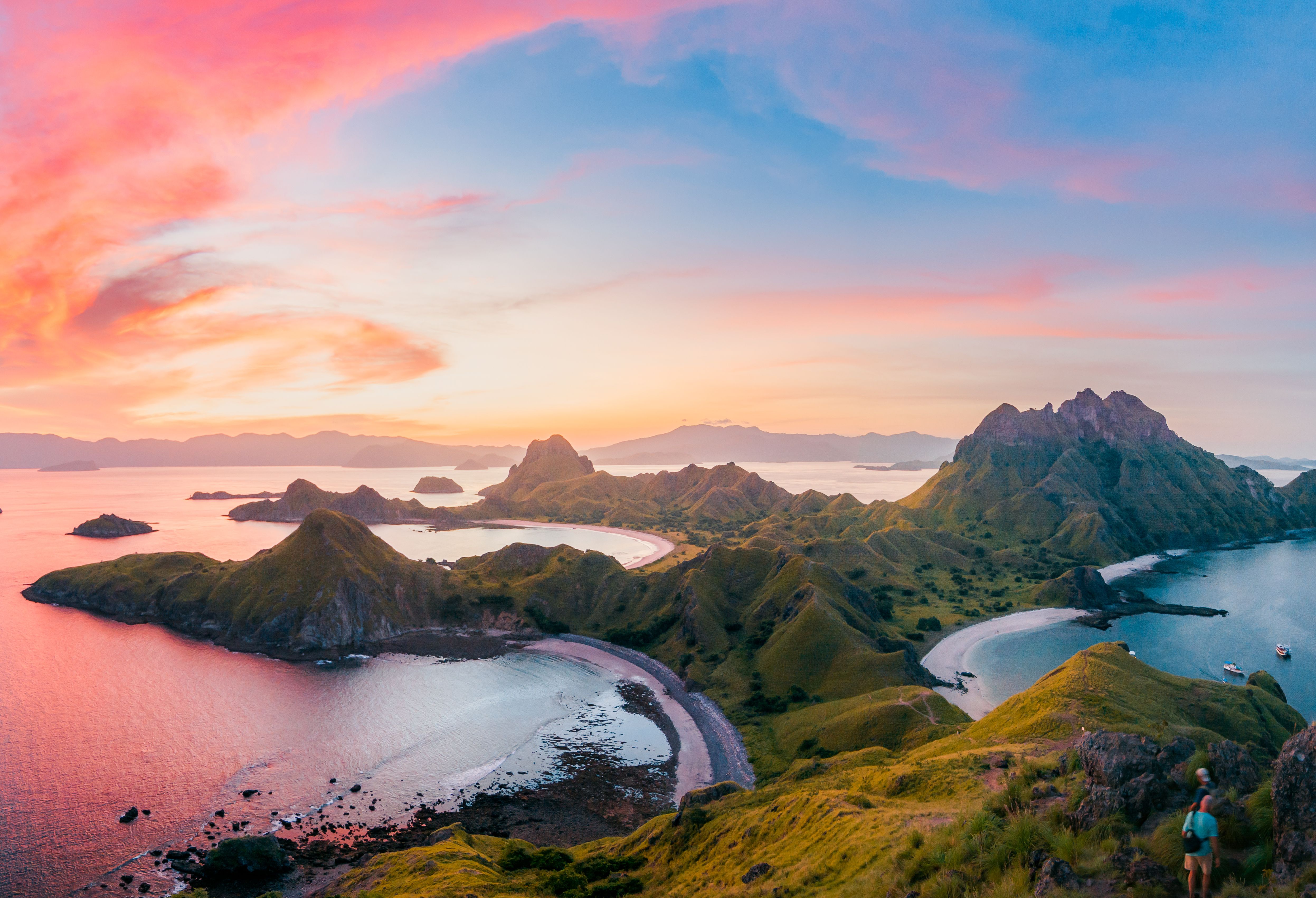 Uitzicht over Komodo National Park in Indonesie