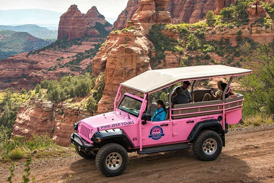 Pink jeep tour Sedona in Amerika