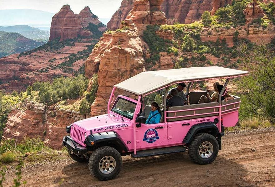 Pink jeep tour Sedona in Amerika