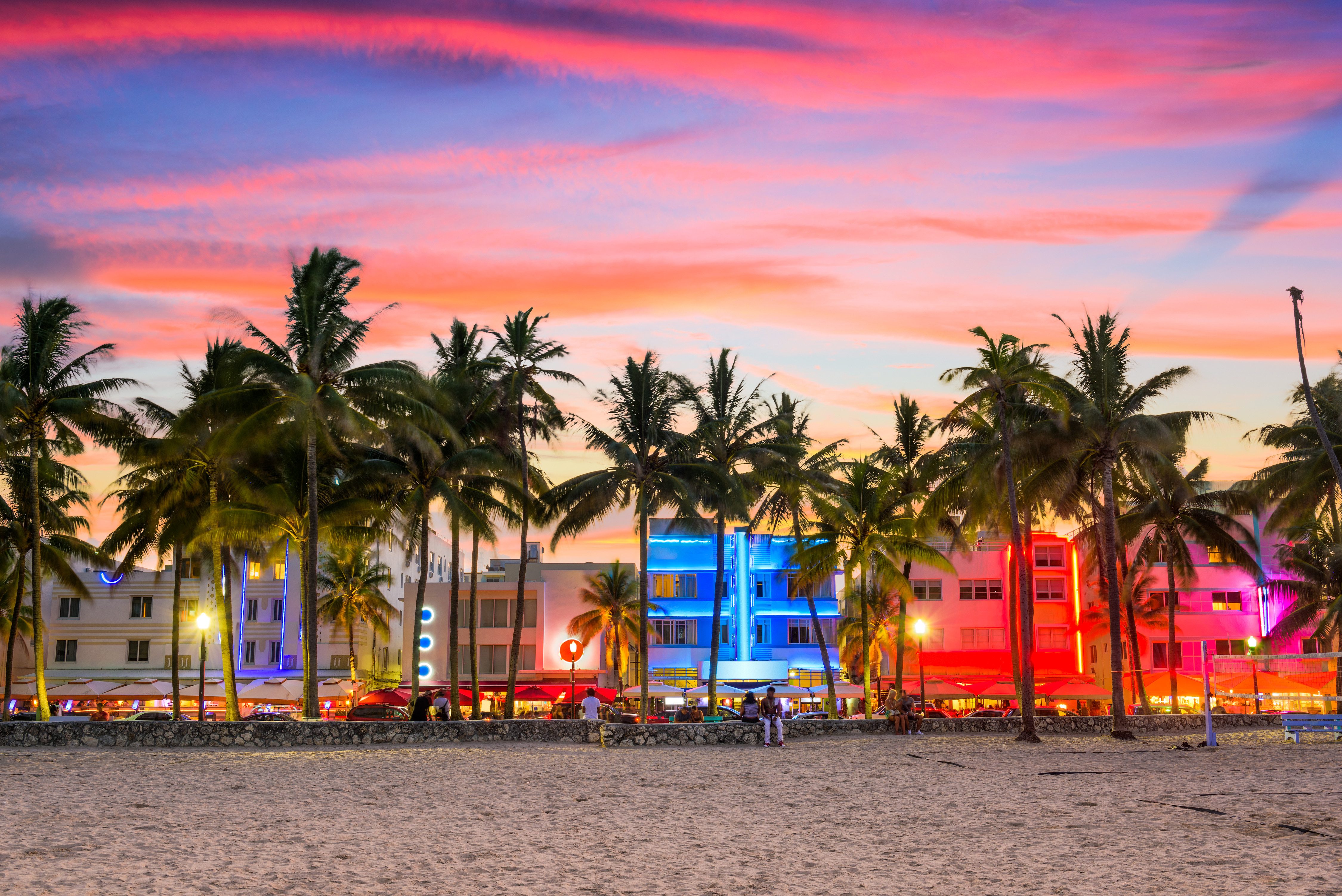 Ocean Drive in Miami, Florida