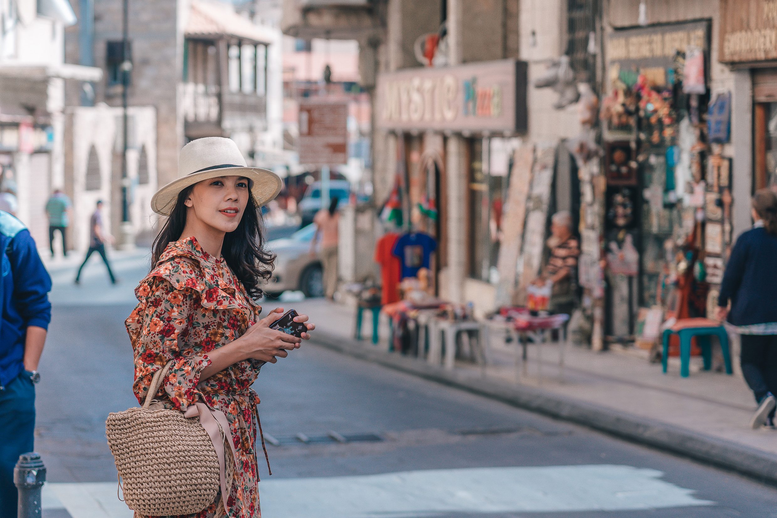 Centrum van Madaba in Jordanie