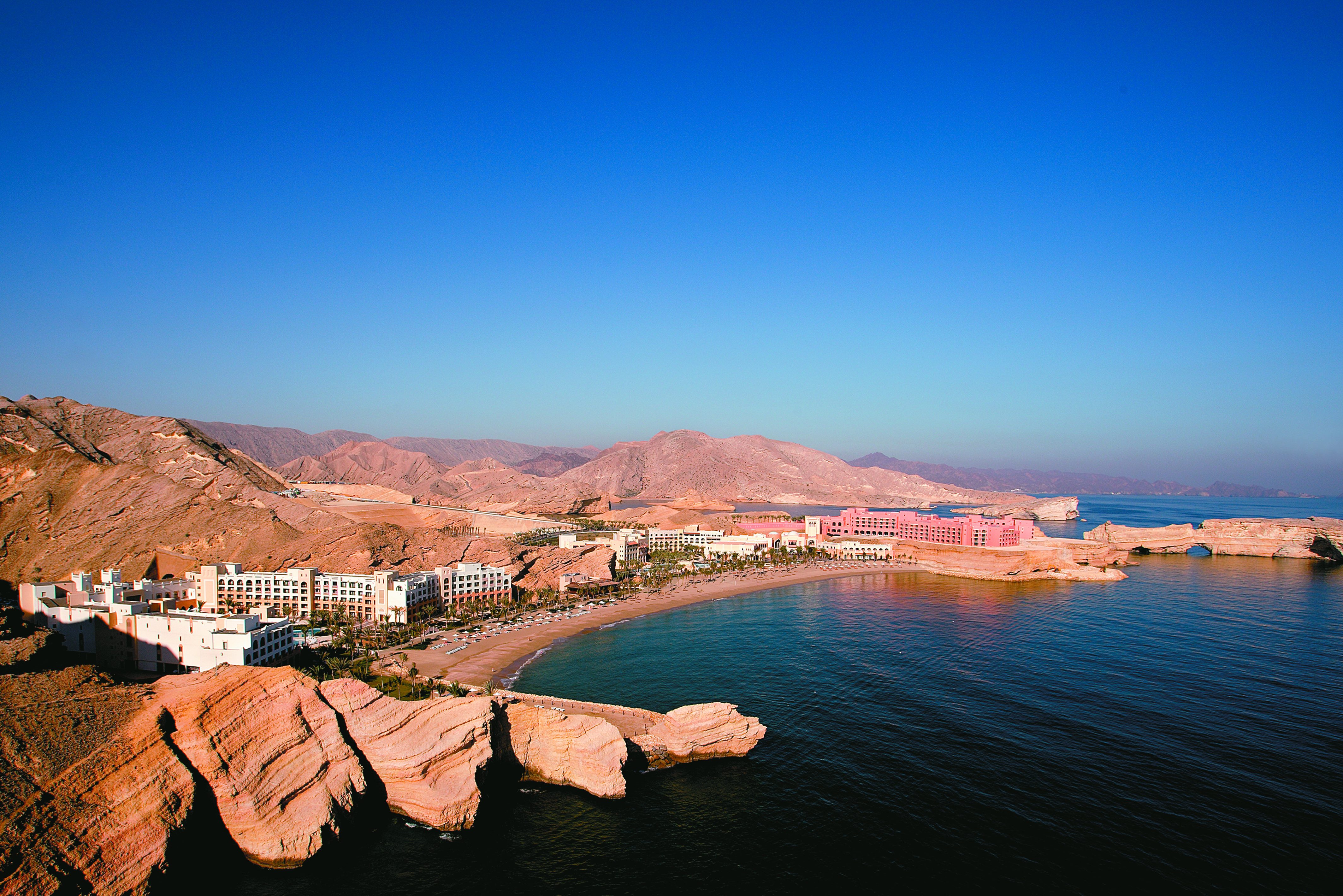 Shangri-La's Barr Al Jissah Resort bij Muscat in Oman