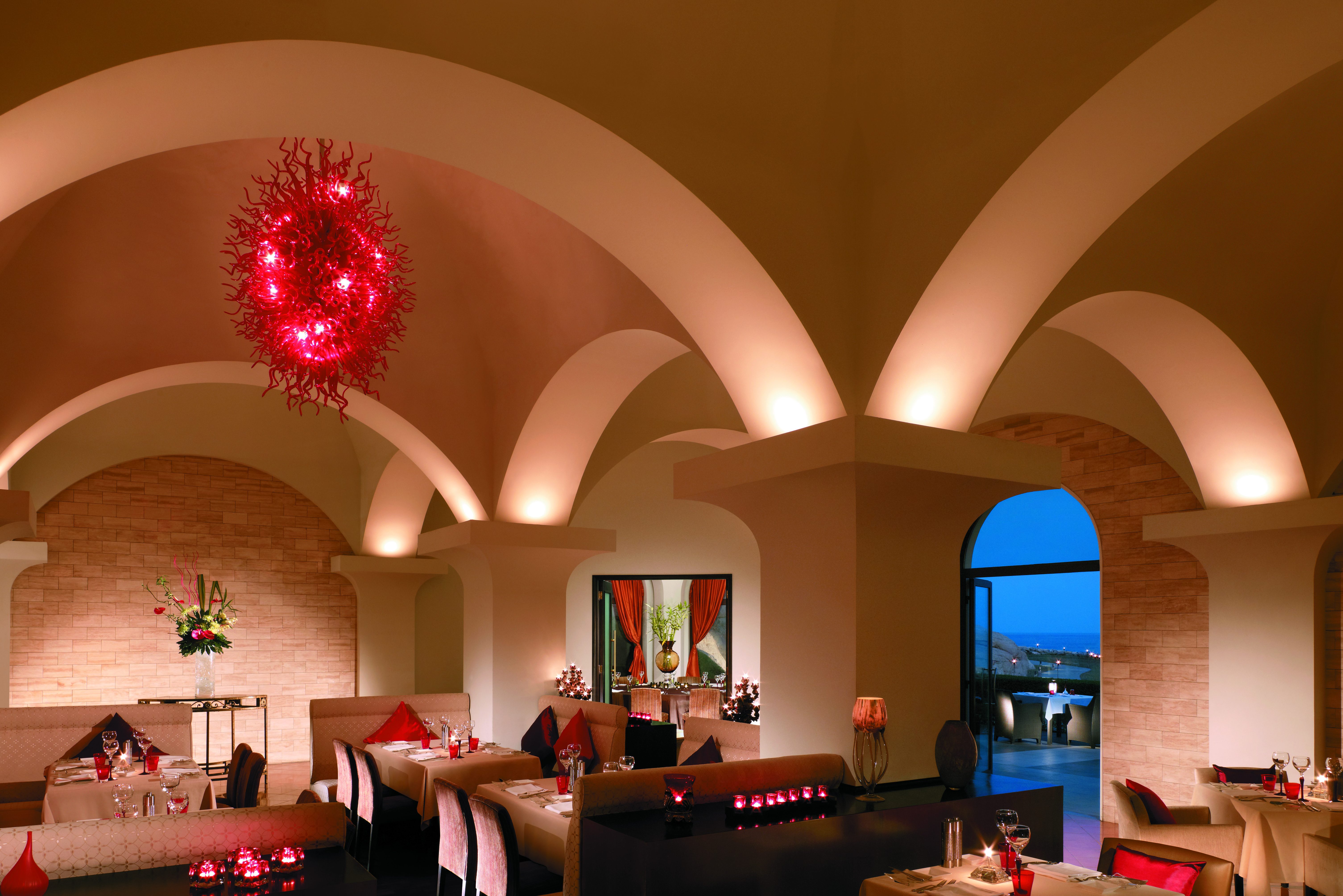 Al Bandar Capricourt Restaurant bij Shangri-La's Barr Al Jissah Resort bij Muscat in Oman