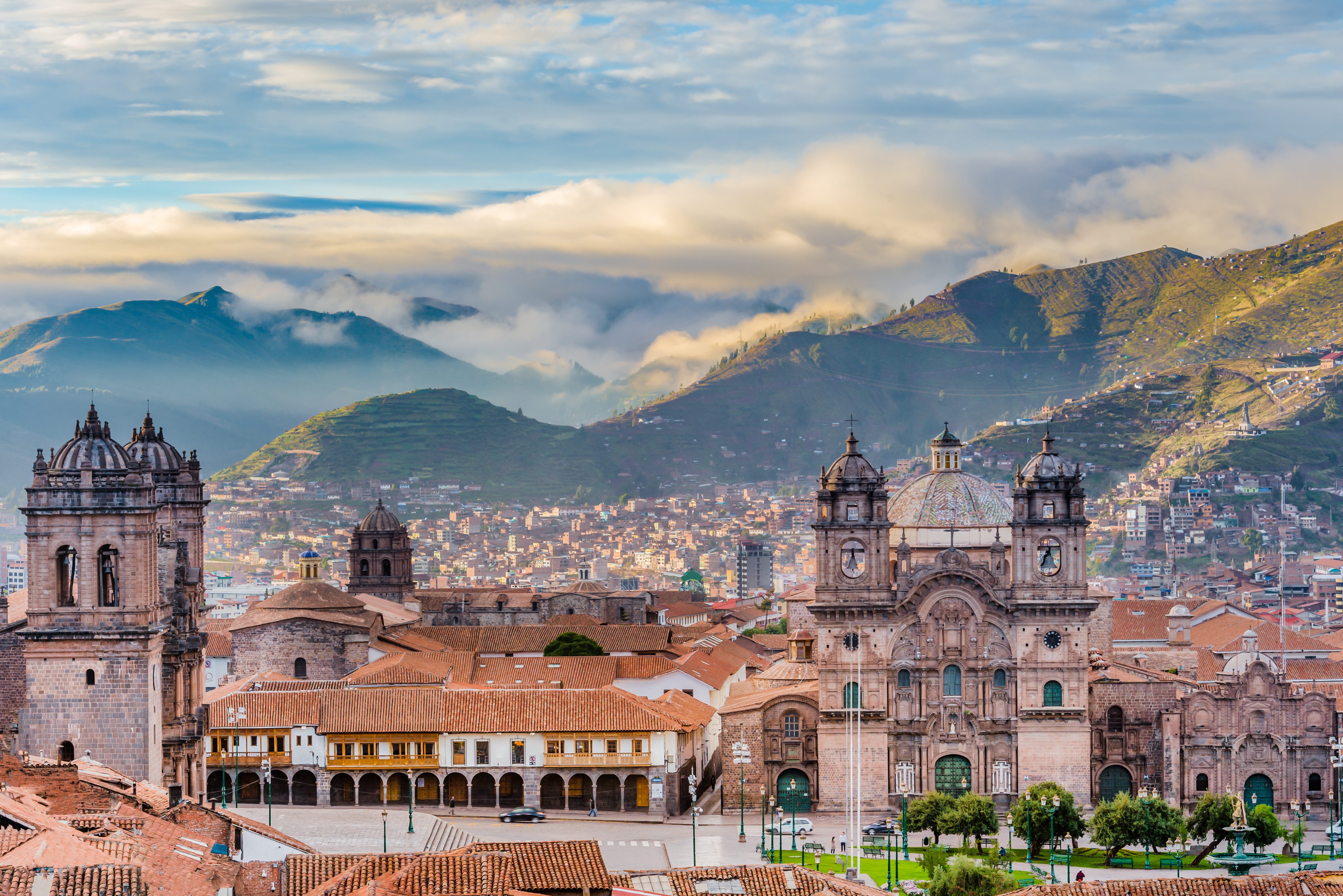 Plaza de Armas in Cusco in Peru