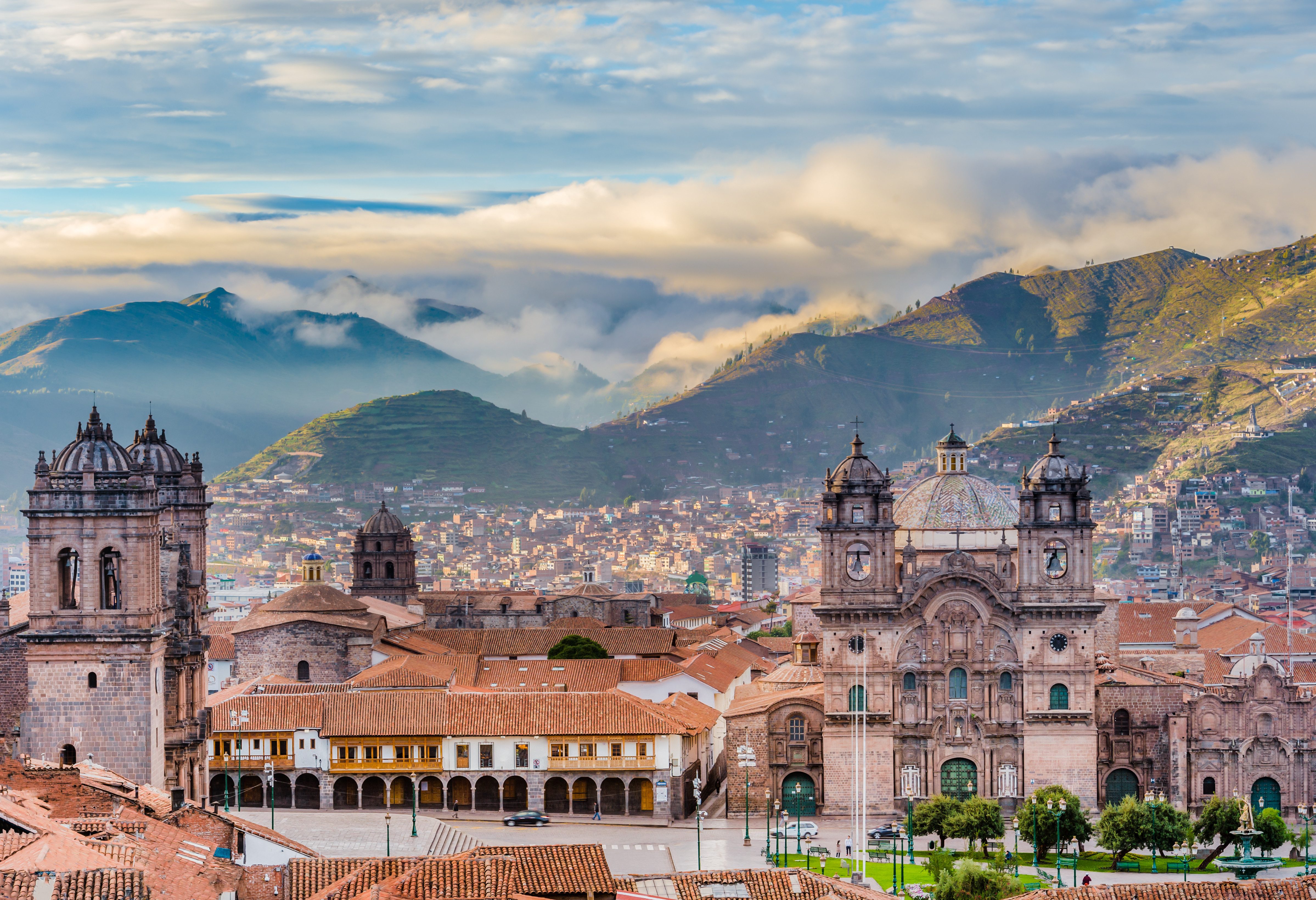 Plaza de Armas in Cusco in Peru