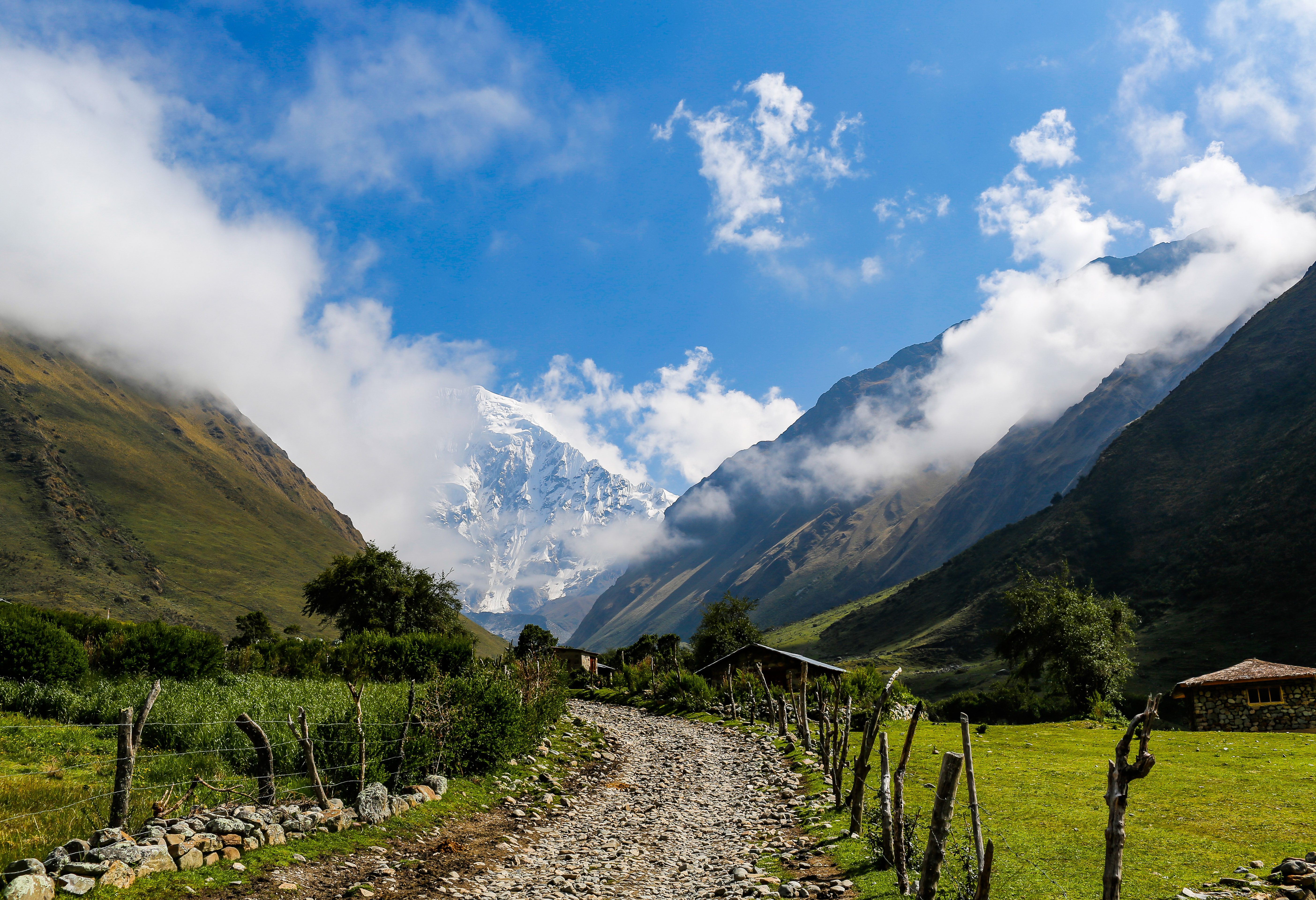 Salkantay Trek bij Soraypampa in Peru