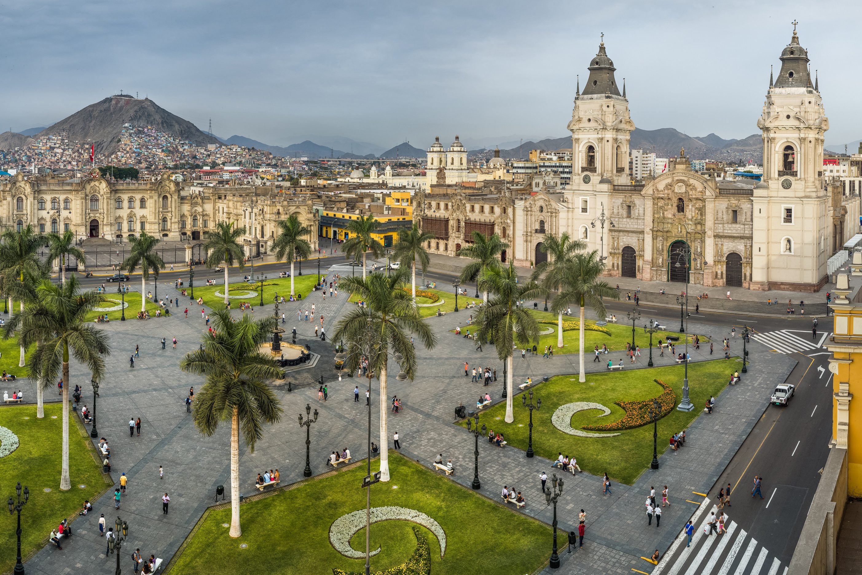 Plaza de Armas in Lima in Peru