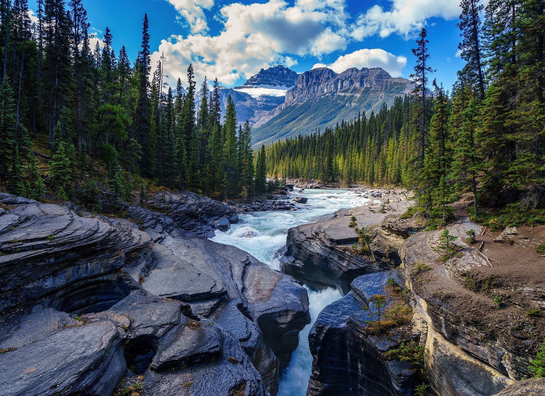 Rocky Mountains van Canada in Banff National Park