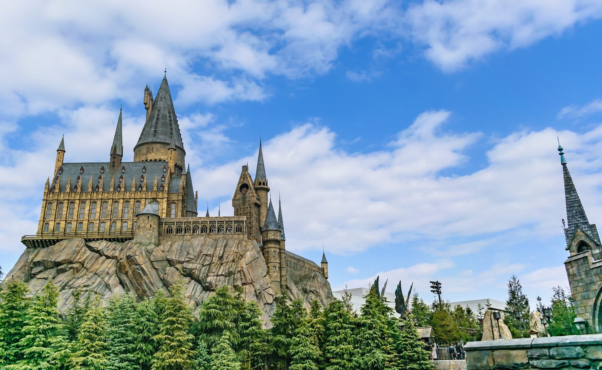 Een replica van Zweinstein in Orlando, Amerika