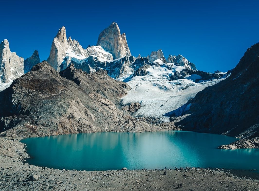 Glacier Lake in Torres del Paine, Chili