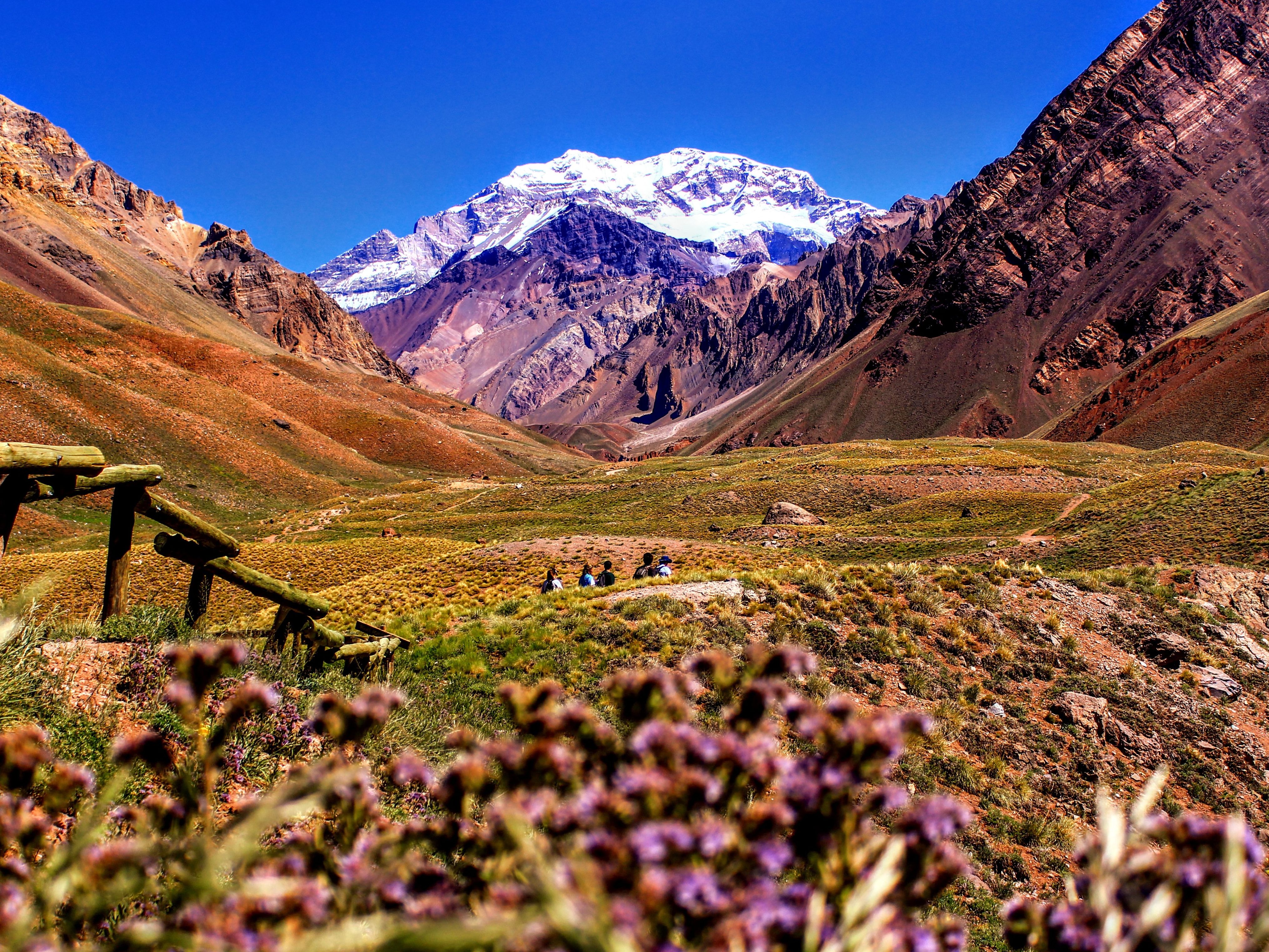 Mendoza gelegen in de Andes van Argentinie