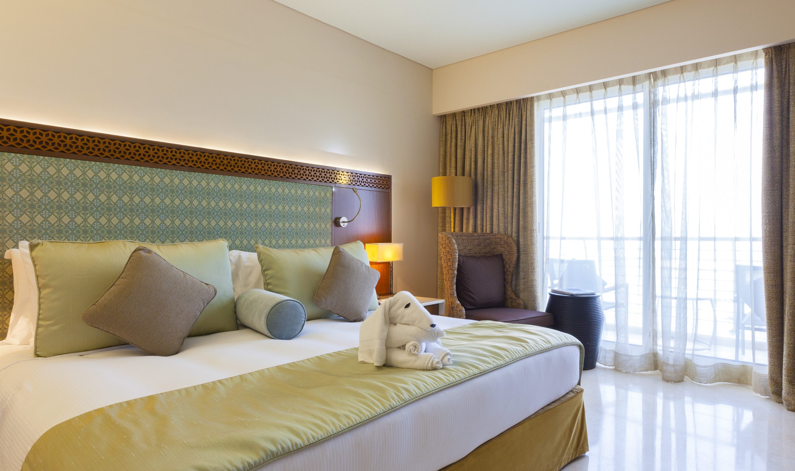 Juniorsuite van het Barcelo Mussanah Resort in Oman