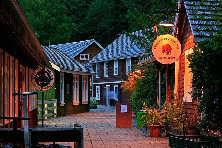 Telegraph Cove op Vancouver Island in Canada