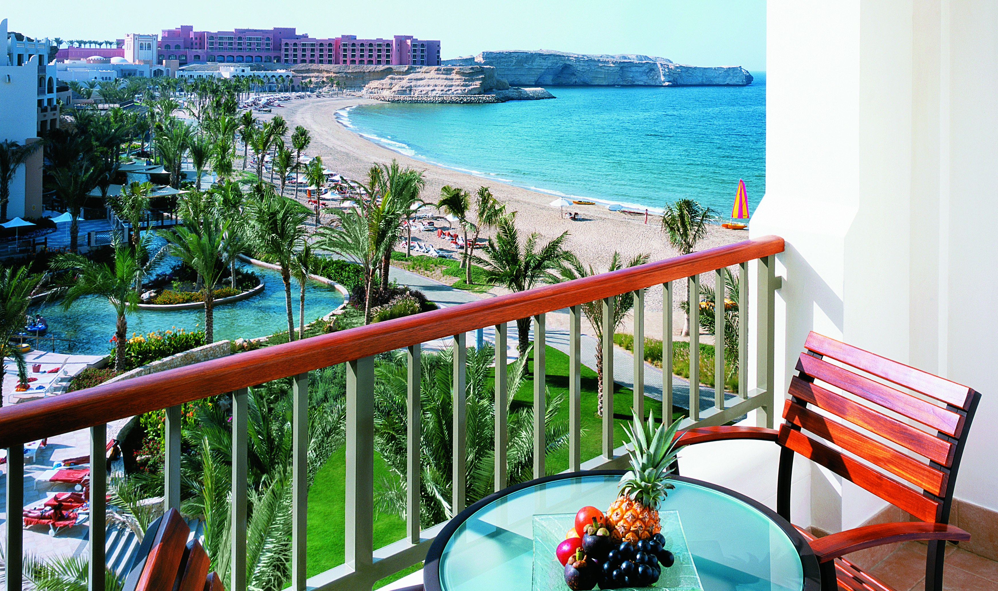 Superior Sea View kamer in het Shangri-La's Al Waha resort bij Muscat in Oman