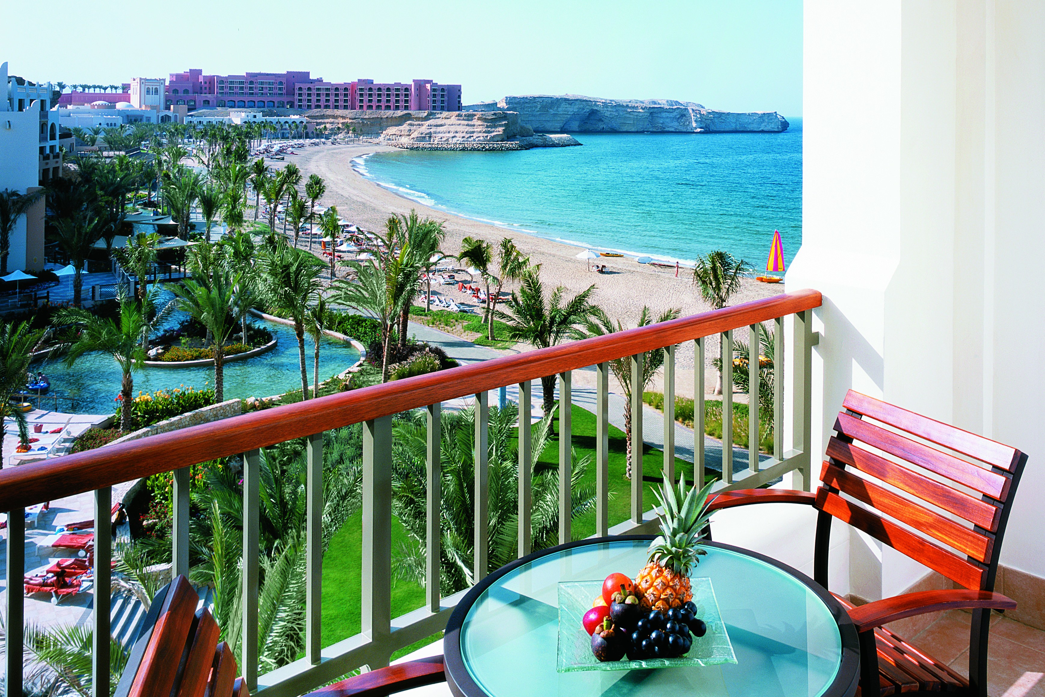 Superior Sea View kamer in het Shangri-La's Al Waha Resort bij Muscat in Oman