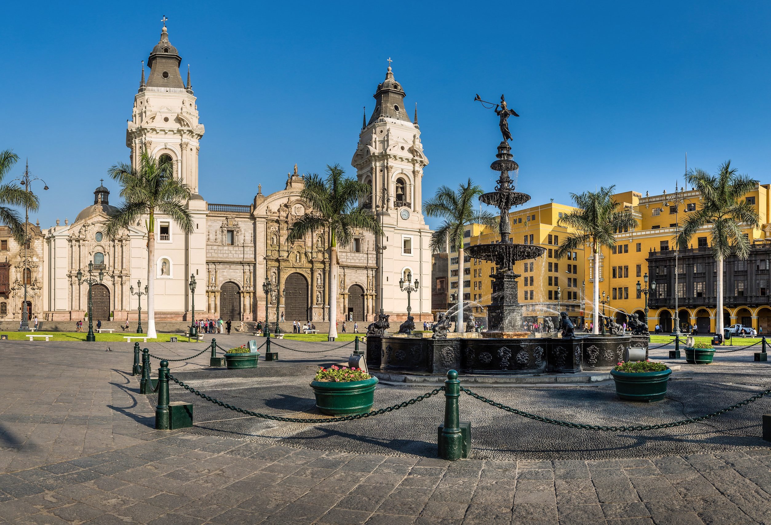 Plaza de Armas in Lima, Peru