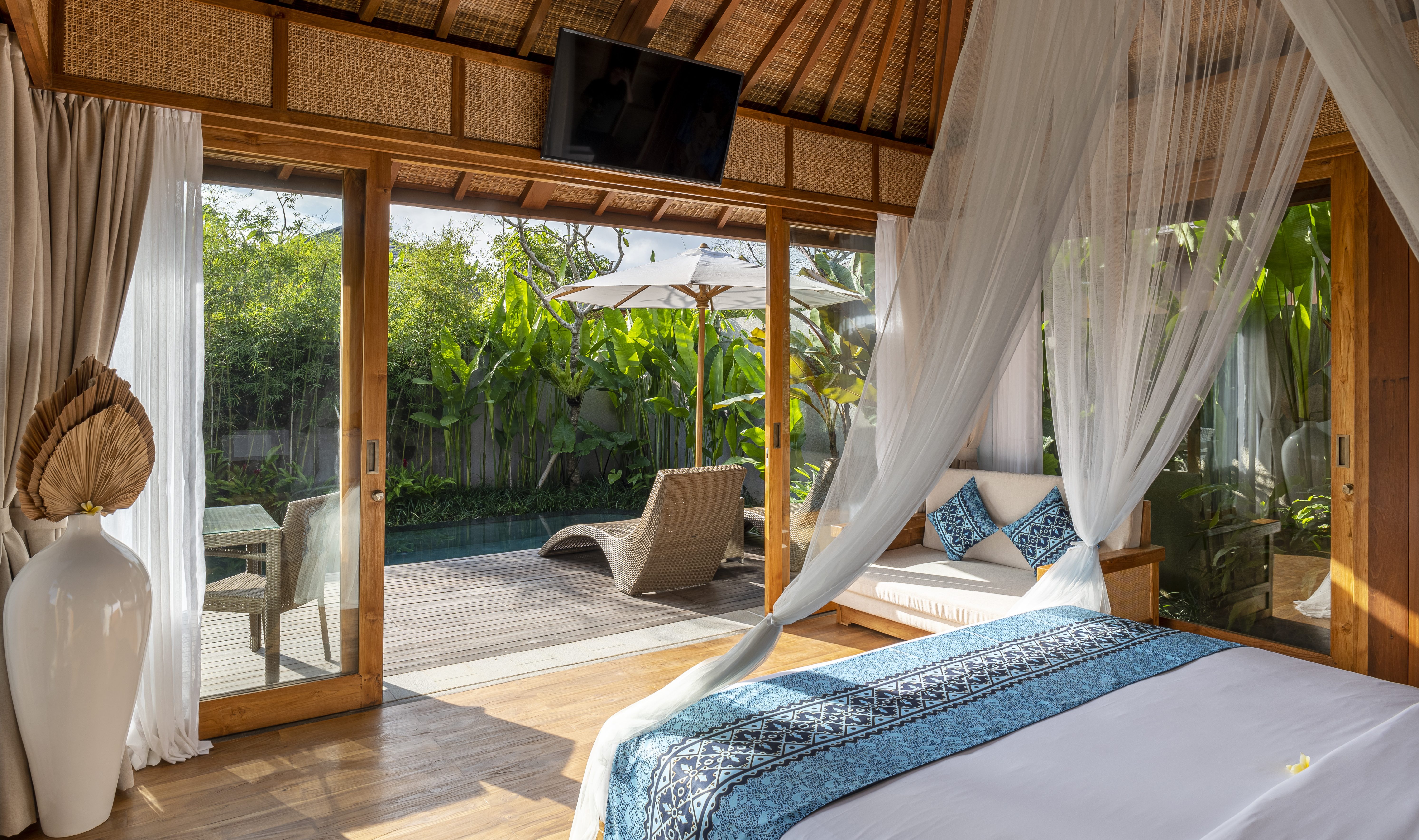 One Bedroom Pool Villa in het Kappa Senses Ubud op Bali in Indonesie