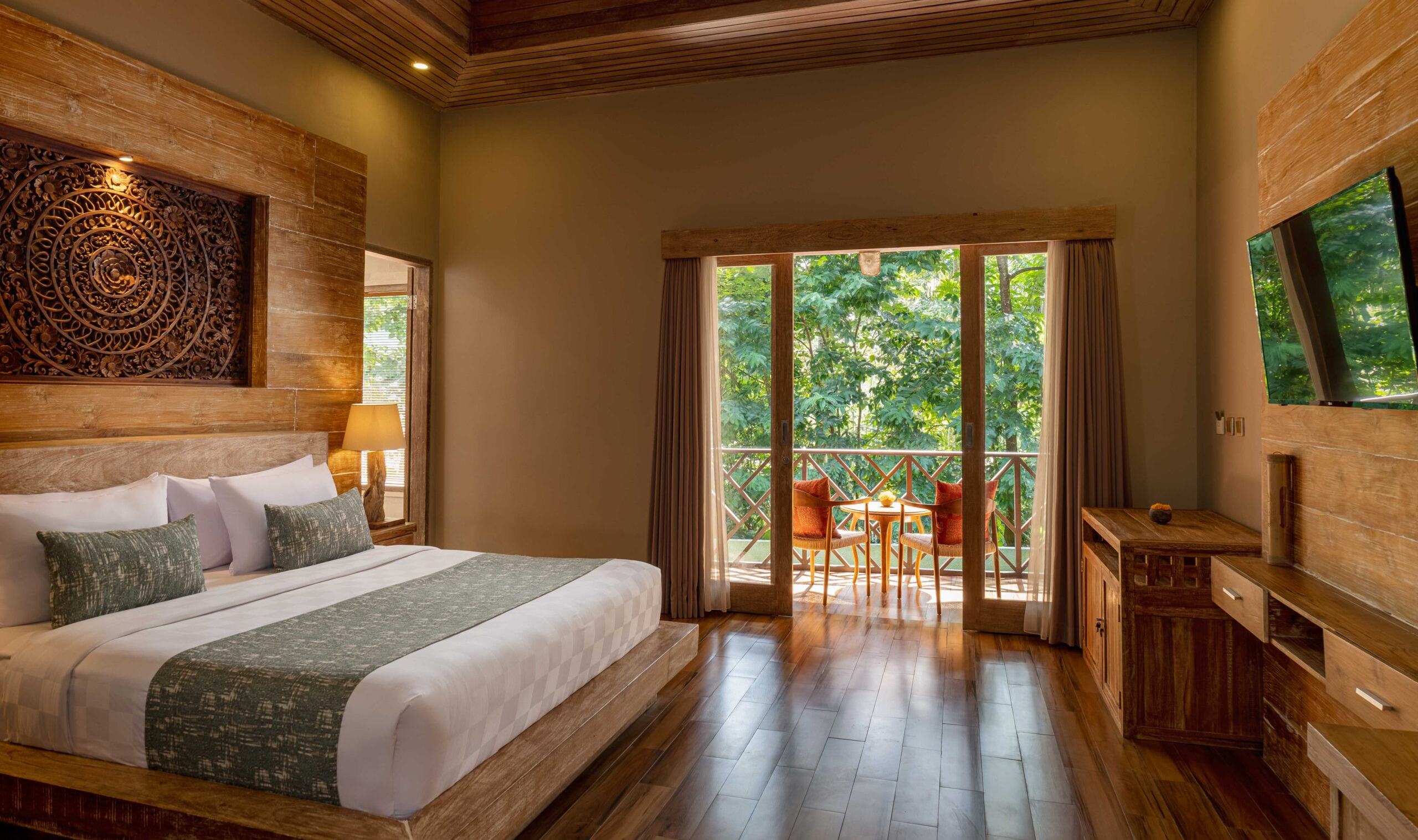 Suite in het Arkamara Dijiwa Ubud op Bali in Indonesie