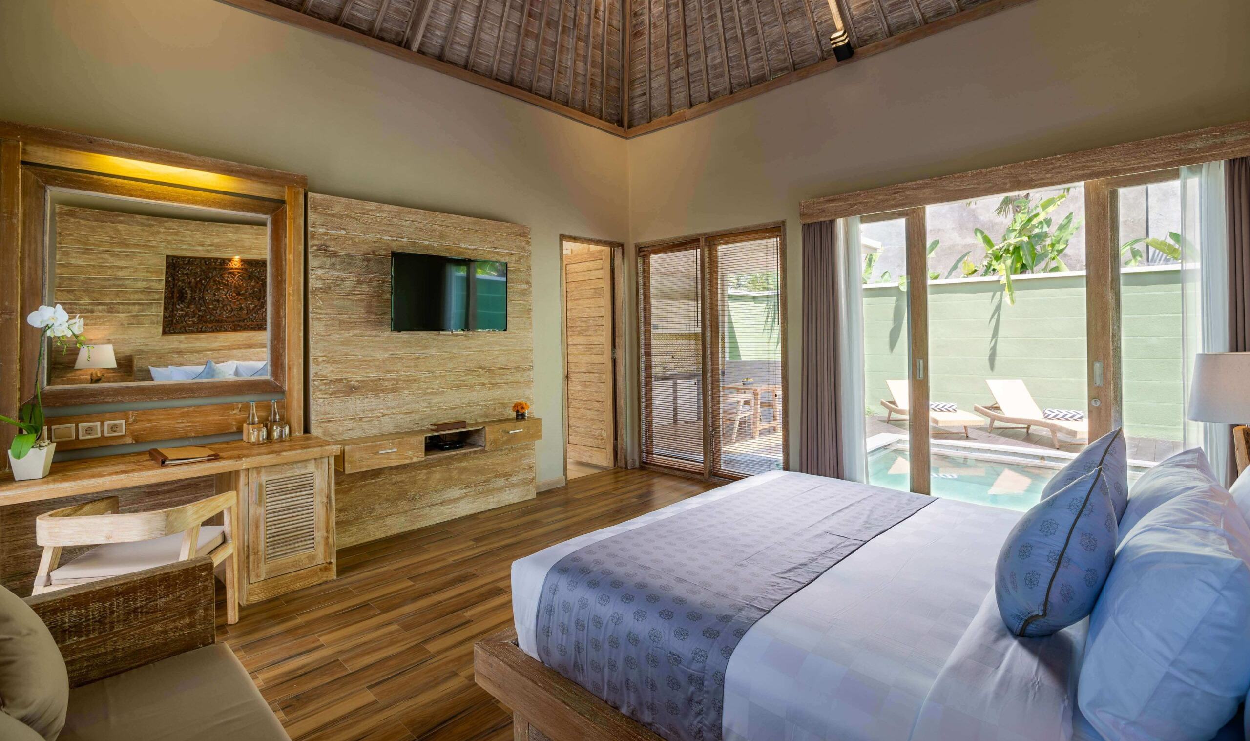 One Bedroom Pool Villa in het Arkamara Dijiwa Ubud op Bali in Indonesie