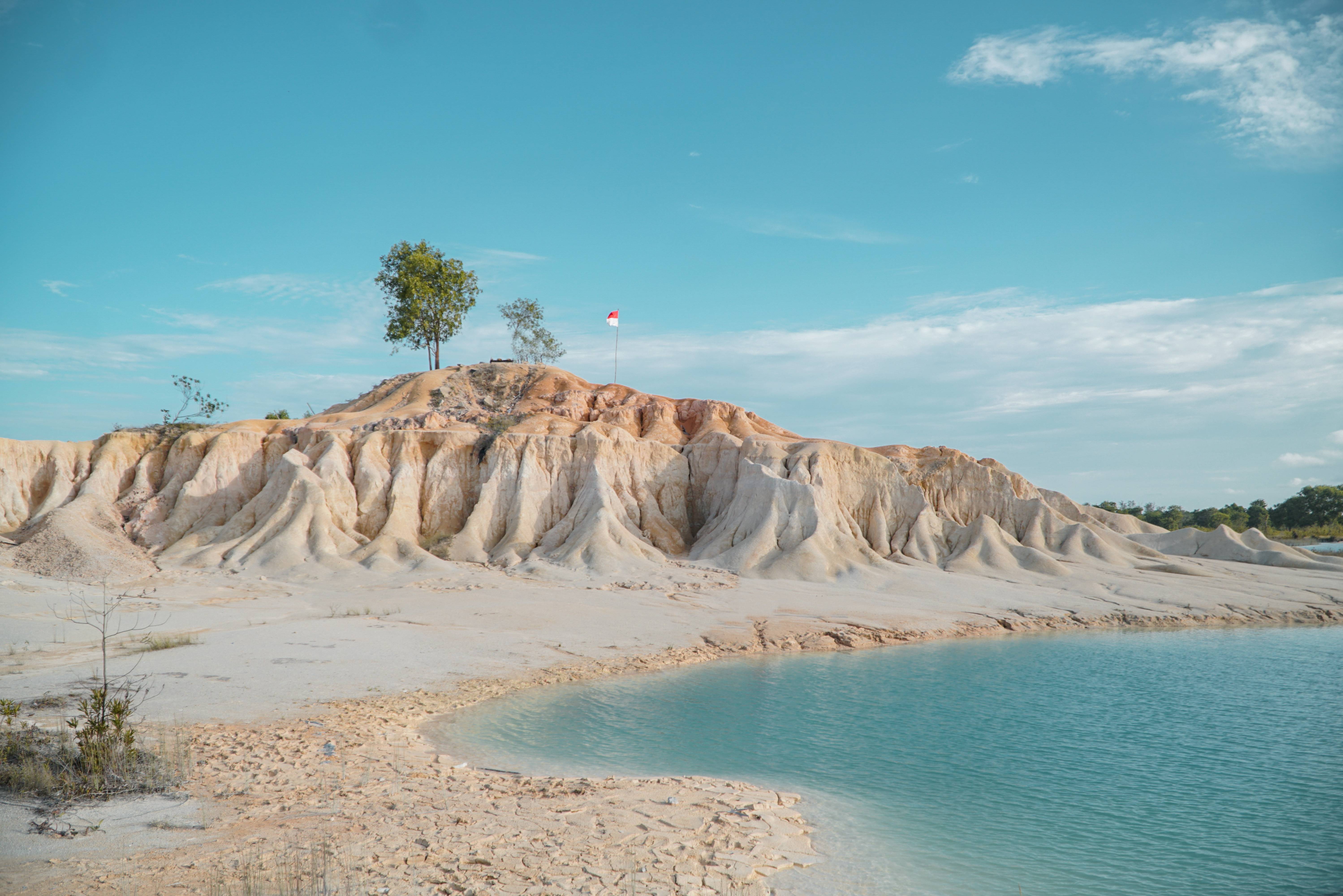 Strand van Bintan eiland bij Singapore