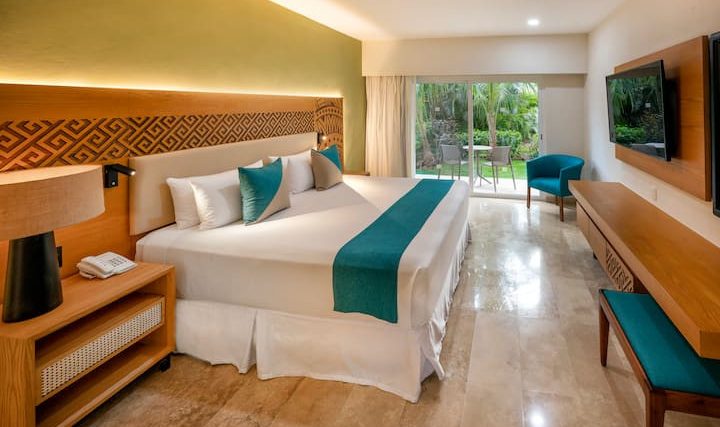 Superior Garden View kamer bij Viva Wyndham Azteca in Playa del Carmen Mexico