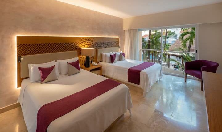 Superior Ocean View kamer van Viva Wyndham Azteca in Playa del Carmen