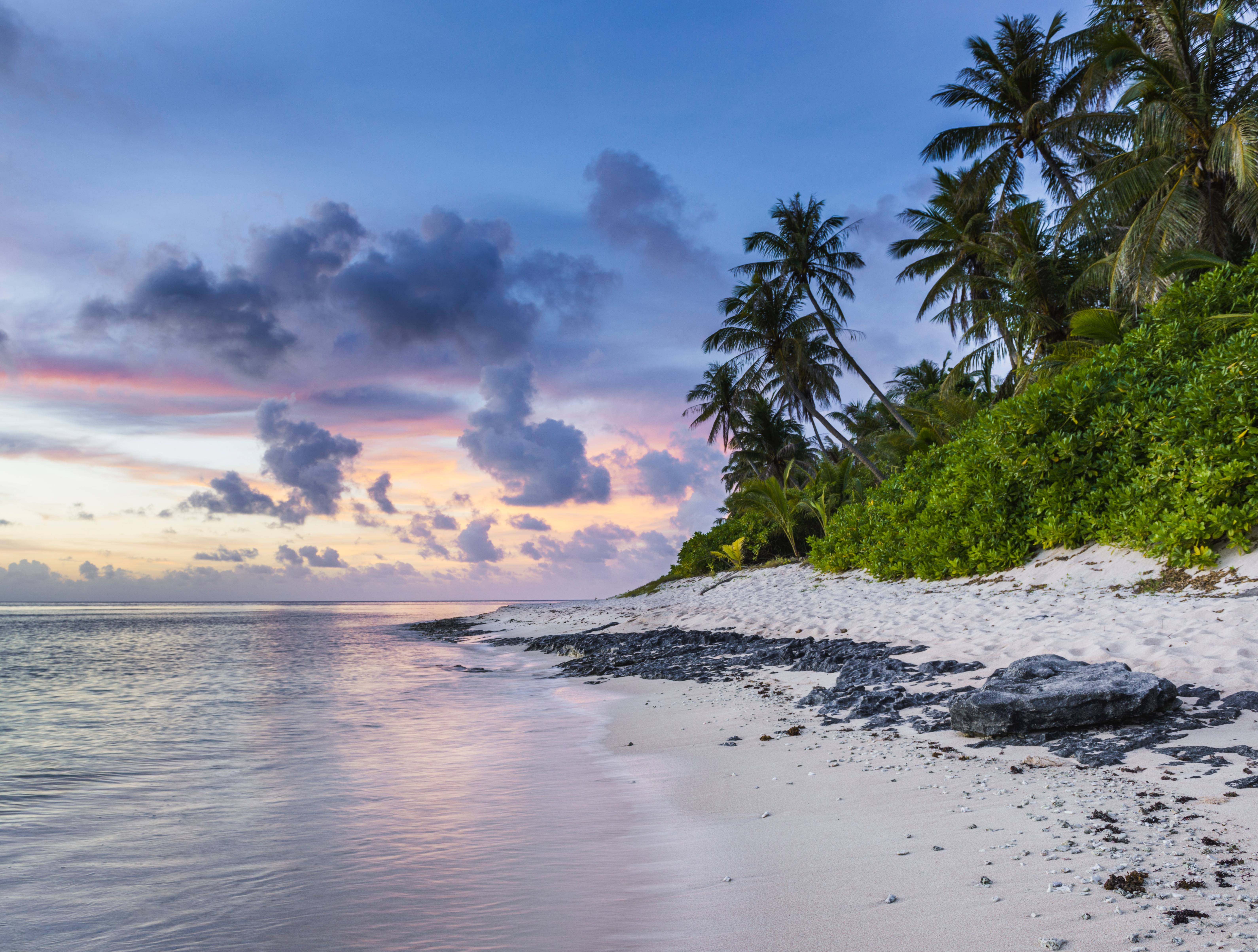 amerika-hawaii-strand-ondergaande-zon
