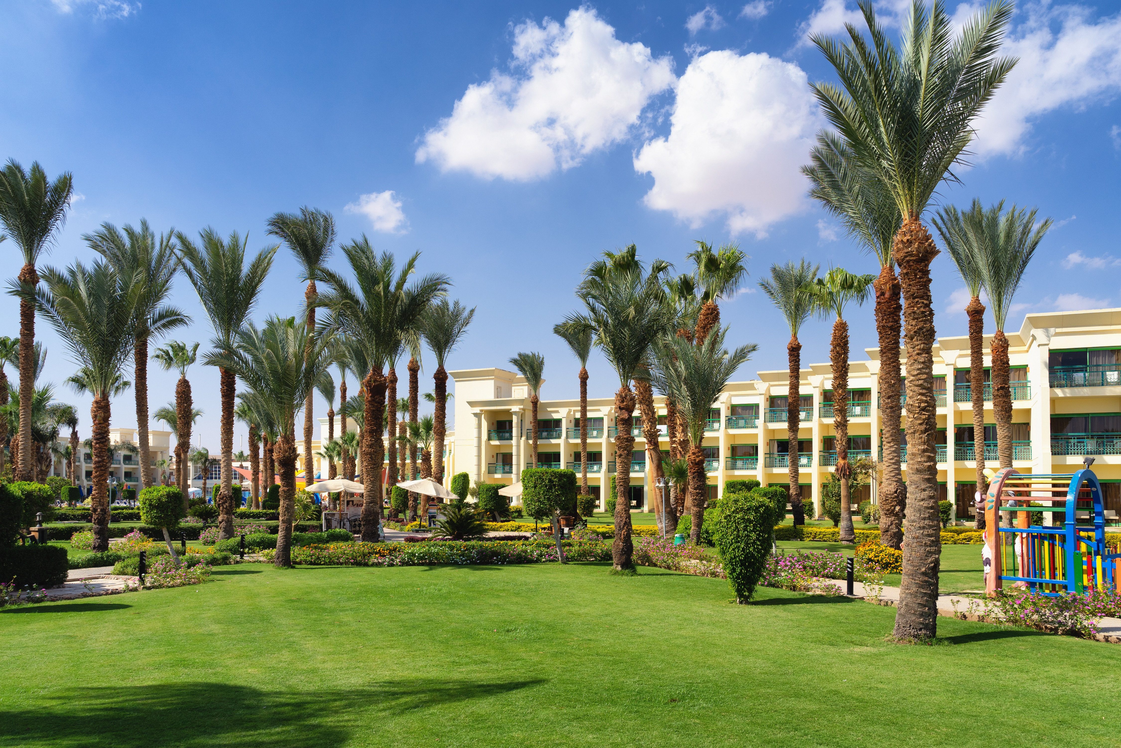 Egypte-Hurghada-Swiss-Inn-Resort-tuin