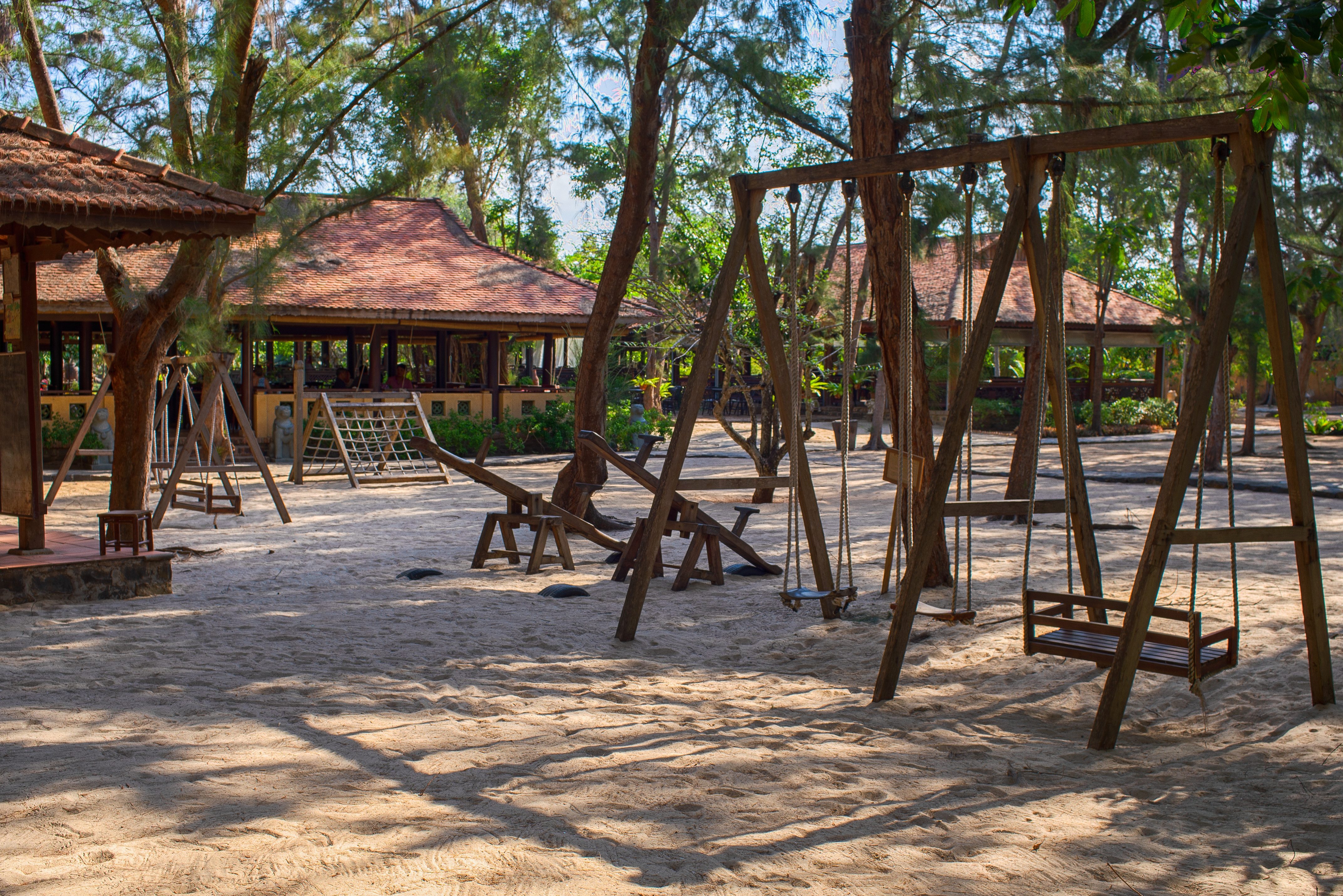 Speeltuintje in het Ho Tram Beach Boutique Resort in Vietnam